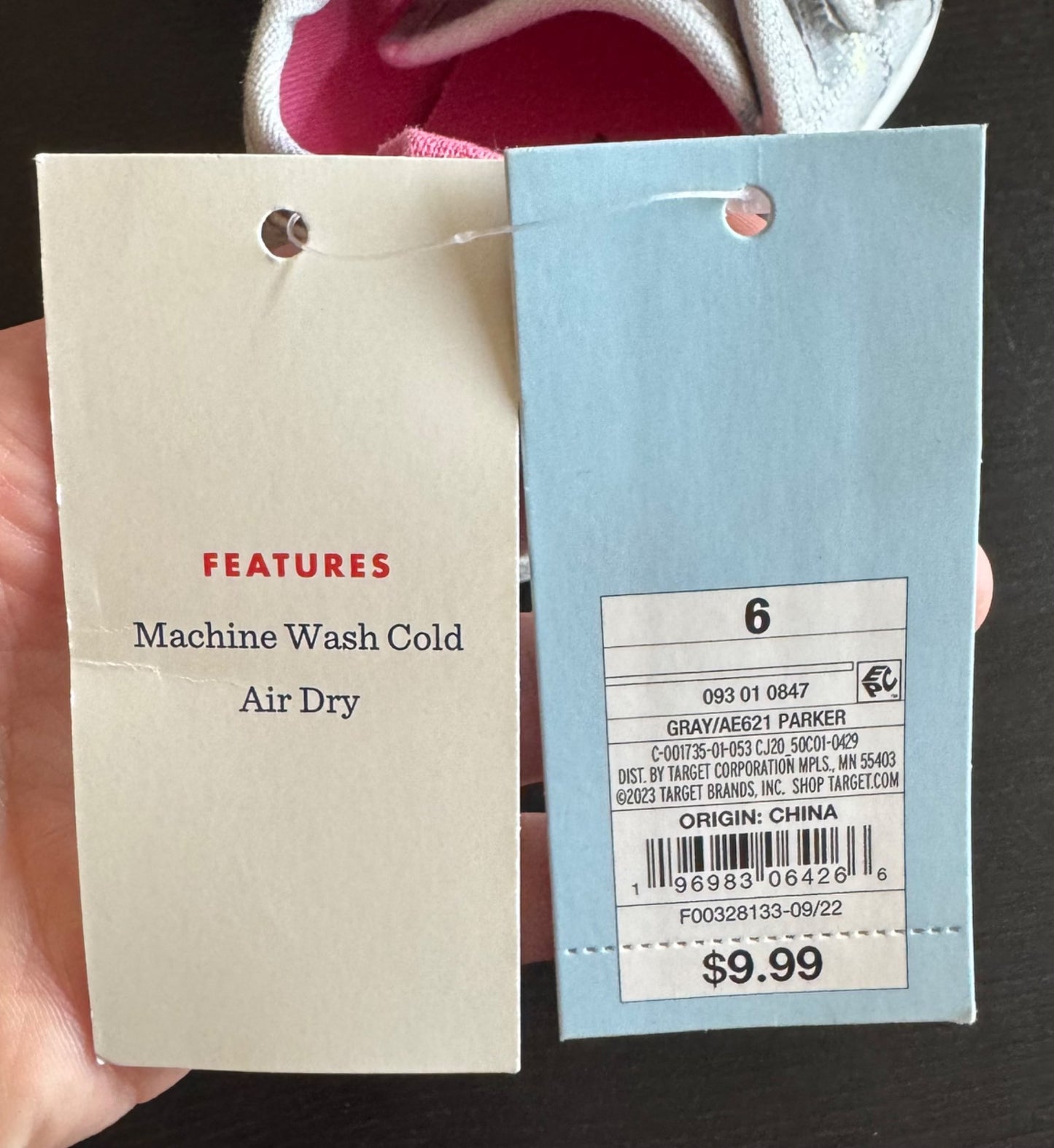 Cat & Jack toddler girls shoes, 6T, Shoes 6 (Walkers:12-24 mth)