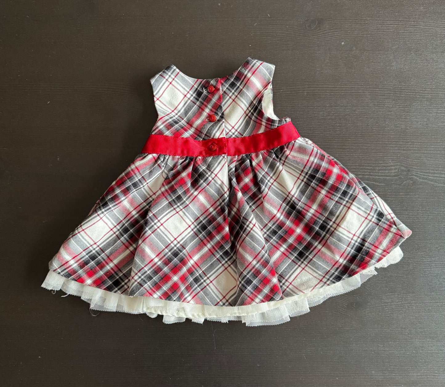 Christmas dress with diaper cover, 0-3 mos. , Kids 3 Month (0-3M)