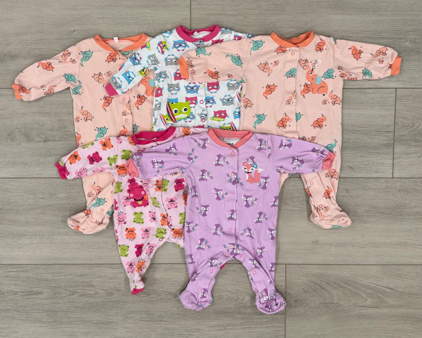 Pekkle onsie bundle, 3 mos. , Kids 3 Month (0-3M)