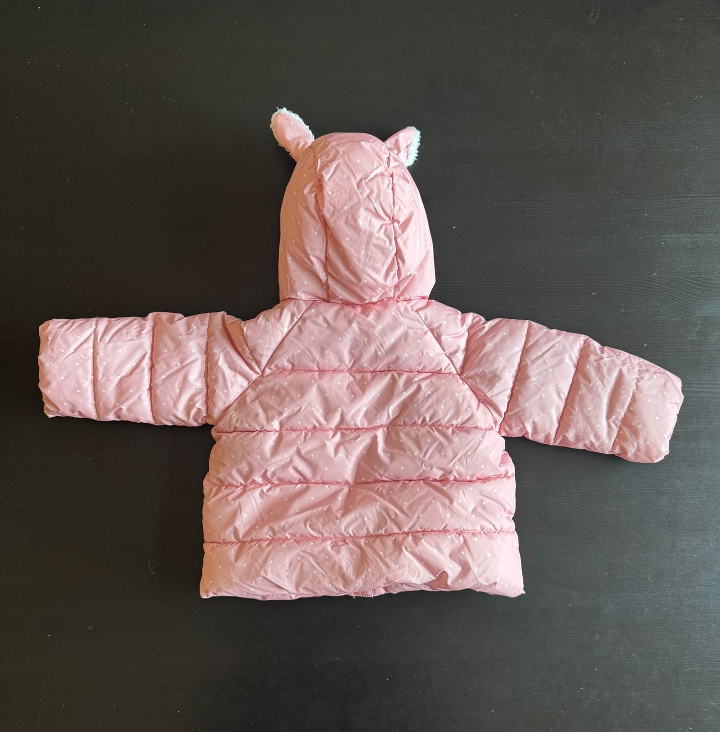 Baby gap pink bunny winter coat, 6-12 mos. , Kids 9 Month (6-9M)