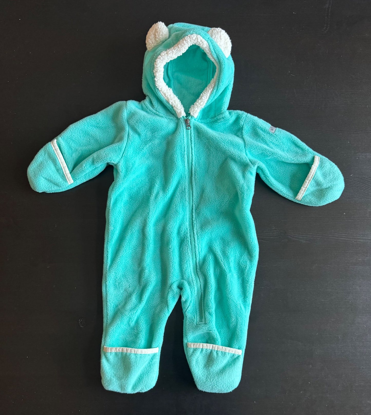 Columbia infant tiny bear fleece bunting suit, 6-12 mos. , Kids 9 Month (6-9M)