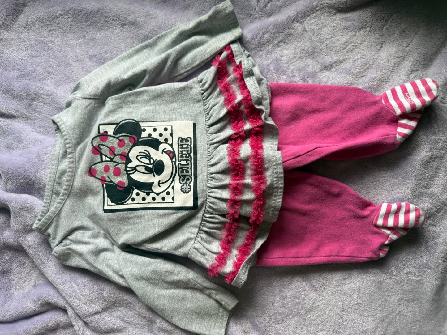 Minnie Mouse outdit, Kids 12 Month (9-12M)