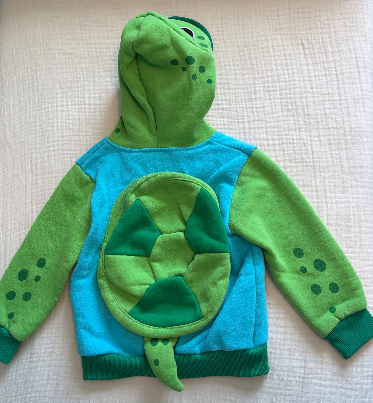 Doodle Pants 3T Turtle Hoodie with Attached Turtle Shell Backpack (Purchased for $50 USD), Kids 3T