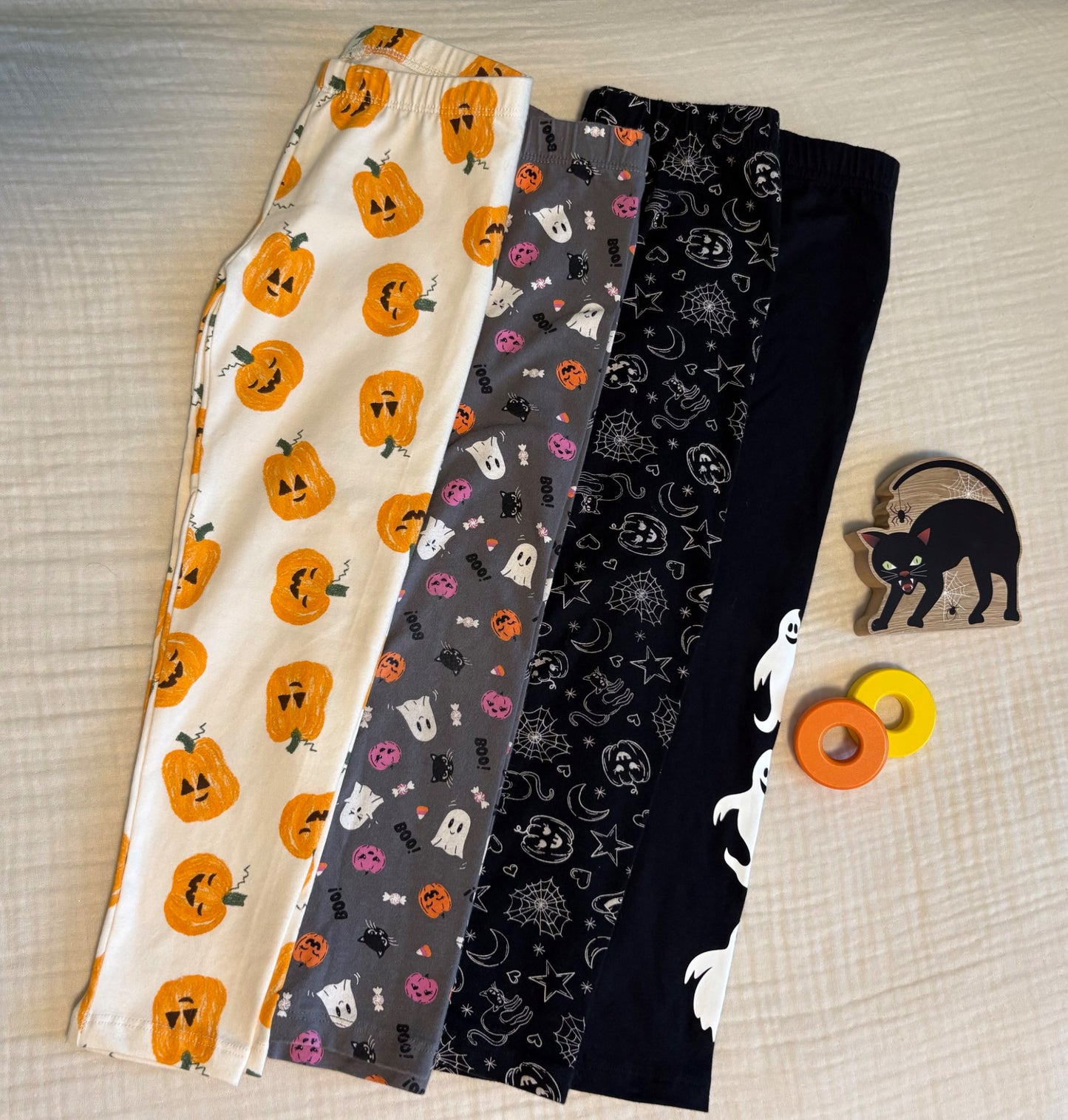 Halloween Leggings Bundle 4T Toddler Girls , Kids 4/4T