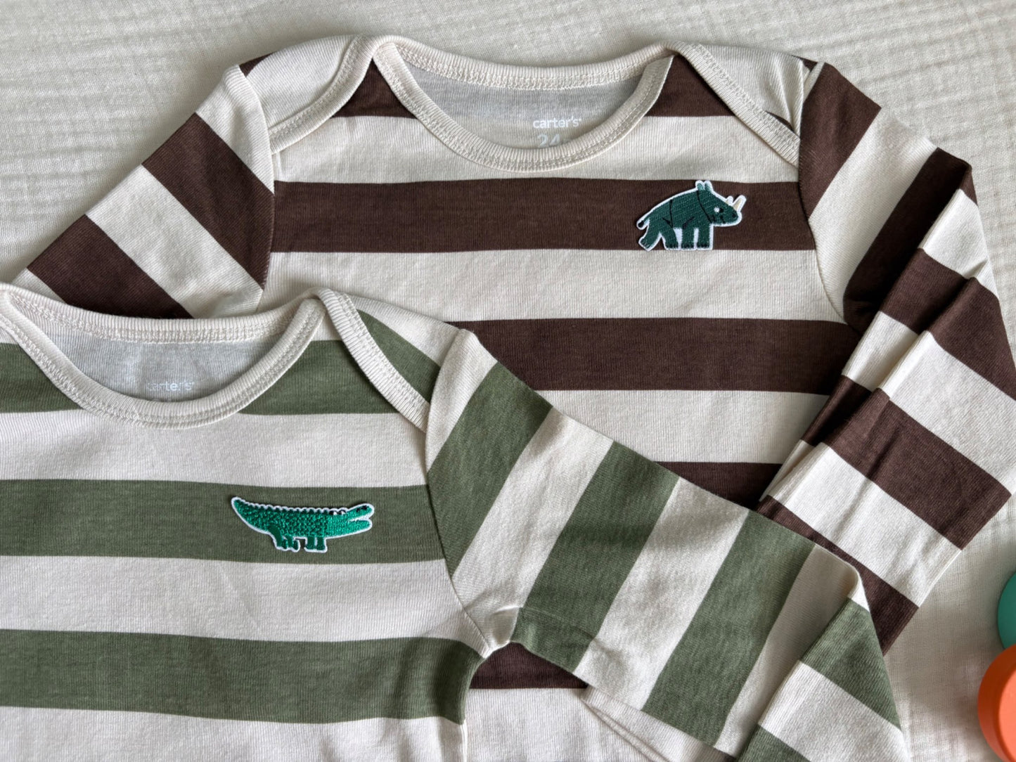 24 Months Unisex Long Sleeved Onesies x2 *BNWT*, Kids 24 Month (18-24M)