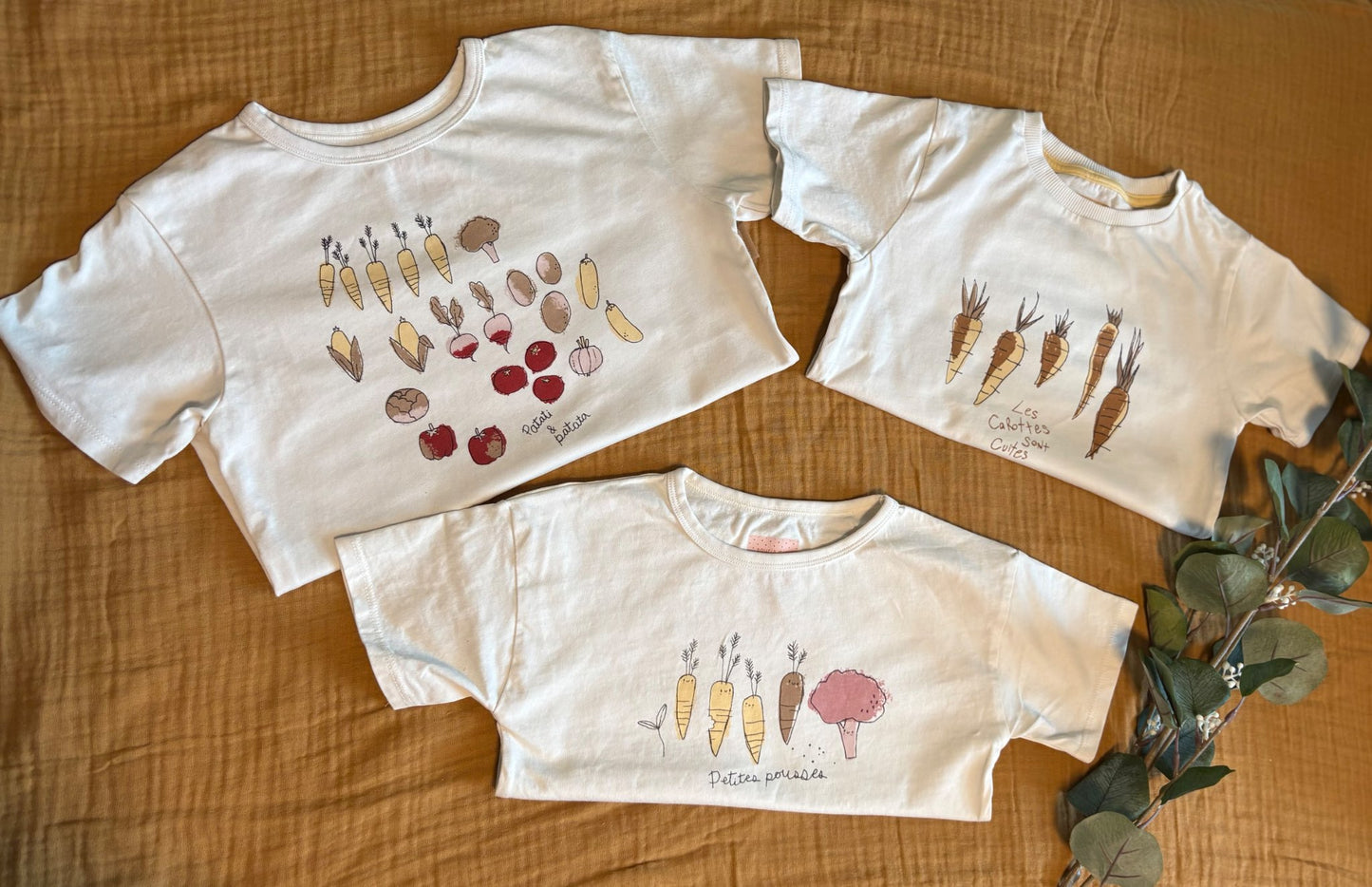 Souris Mini (French Canadian Company) 2-3T Unisex Toddler Shirt Bundle , Kids 3T