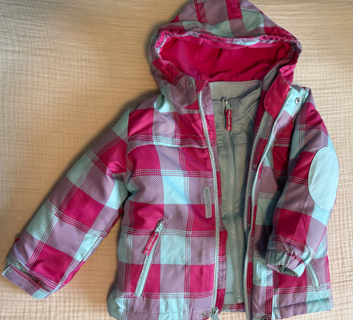 Cat & Jack 4T Toddler Girl Double Jacket Set , Kids 4/4T