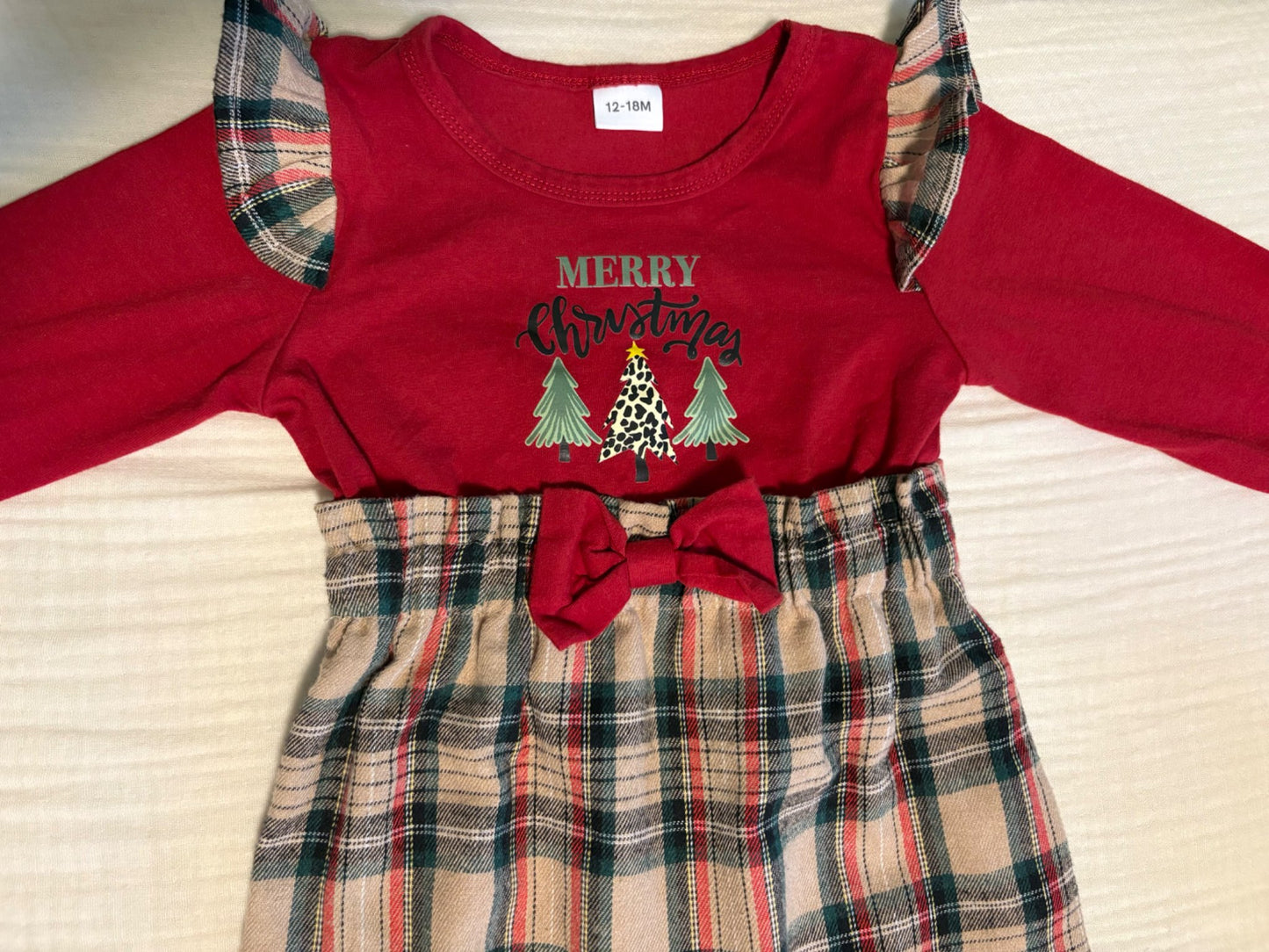 12-18 Months Baby Girl One Piece Christmas Outfit , Kids 18 Month (12-18M)
