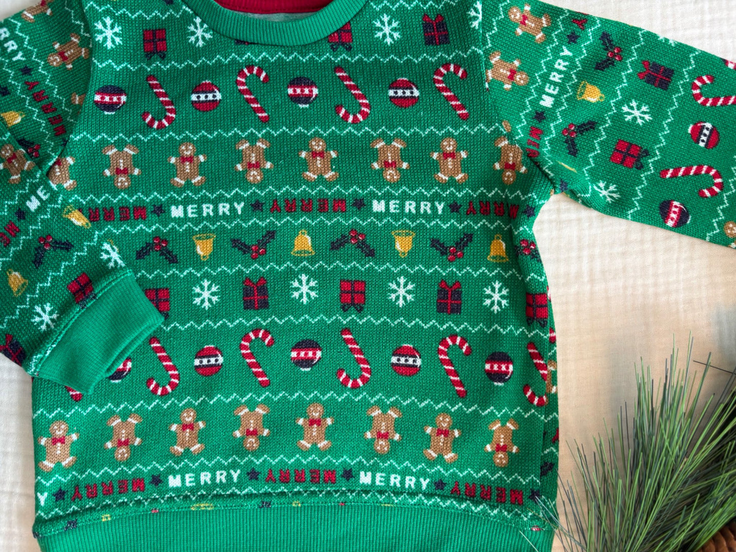 4T Toddler Unisex Long Sleeved Christmas Sweater , Kids 4/4T