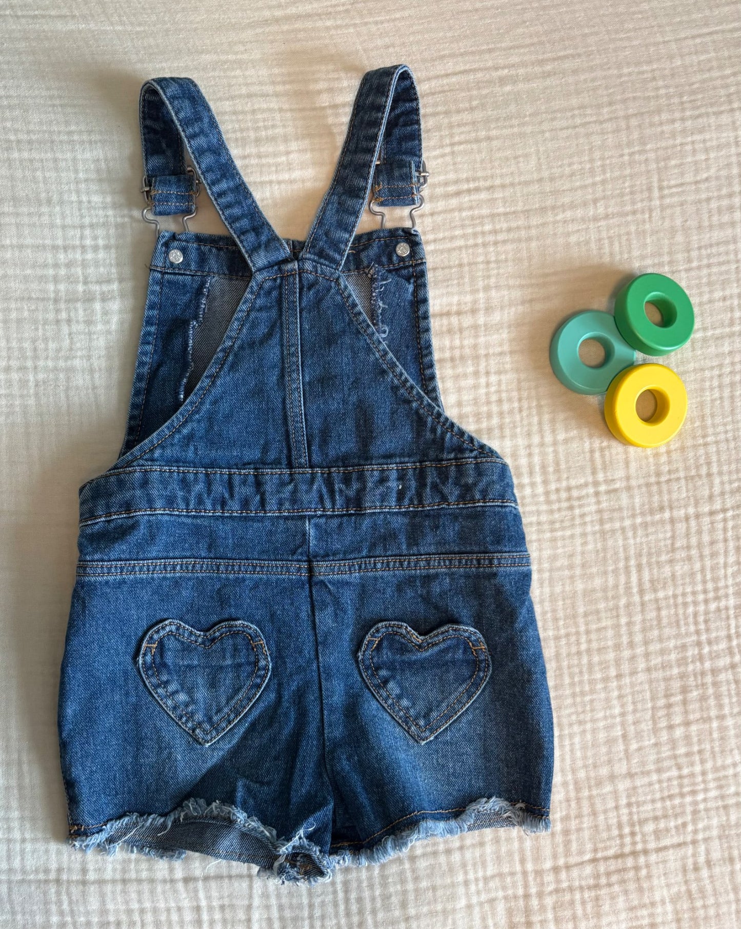 2T Toddler Girls Denim Overalls , Kids 2T