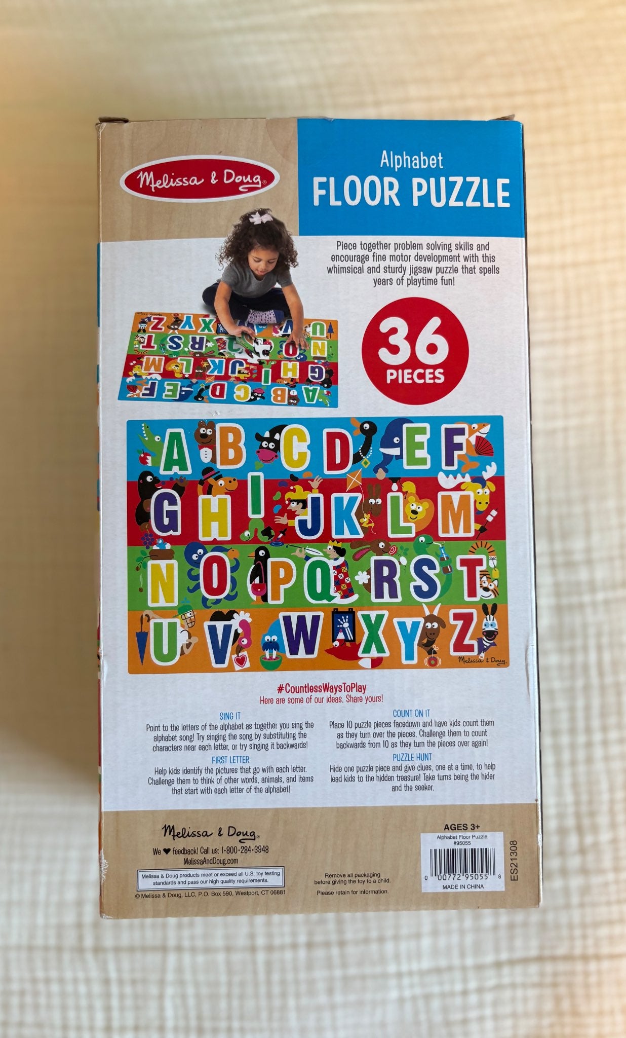 Melissa & Doug 36-piece Alphabet Floor Puzzle