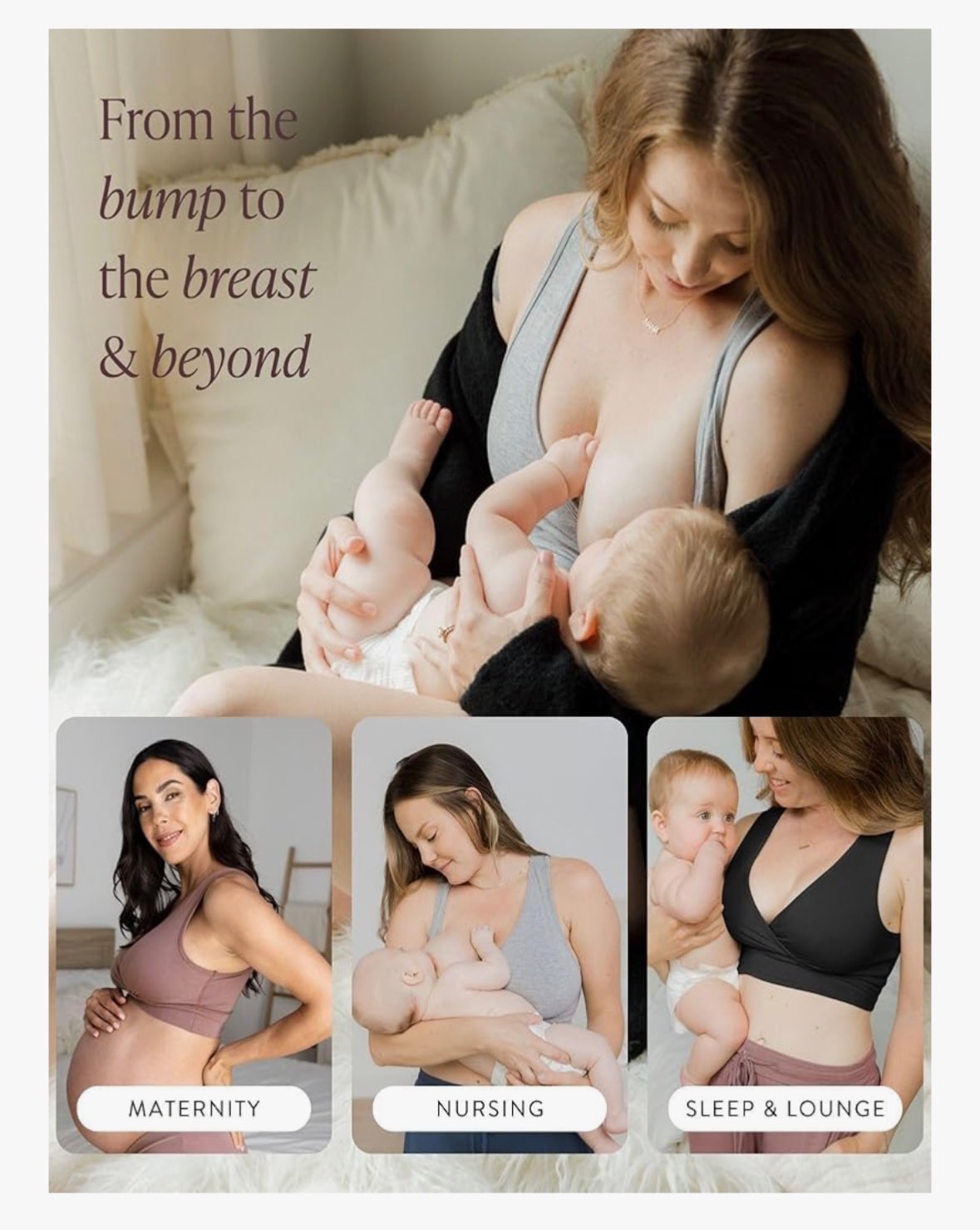 Kindred Bravely Racerback Nursing Bra in size Medium (Purchase Price: $49.50), Maternity M (8-10)
