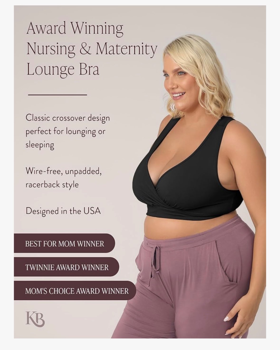 Kindred Bravely Racerback Nursing Bra in size Medium (Purchase Price: $49.50), Maternity M (8-10)