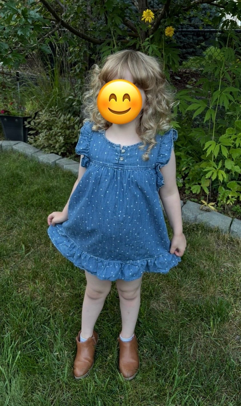Gap 4T Toddler Girls Denim Dress , Kids 4/4T
