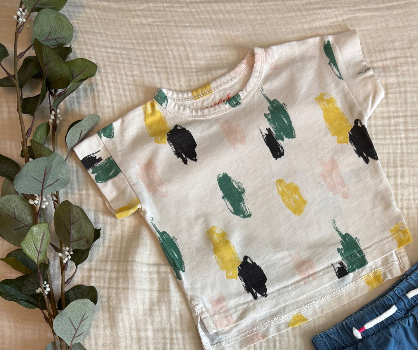 12-18 Months Baby Girl Summer Outfit (Cat & Jack, Okie Dokie) , Kids 18 Month (12-18M)