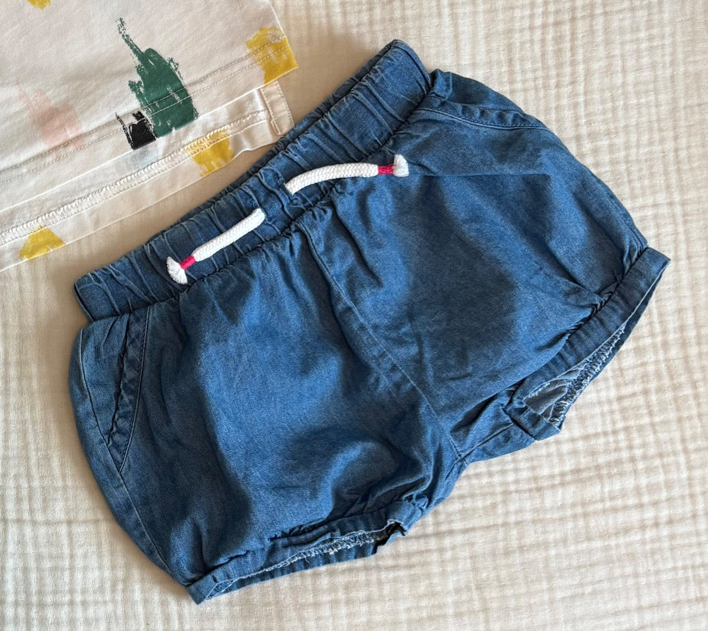 12-18 Months Baby Girl Summer Outfit (Cat & Jack, Okie Dokie) , Kids 18 Month (12-18M)