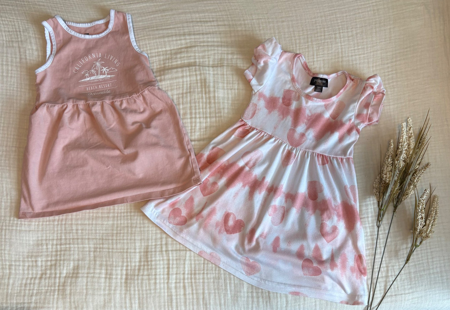 "Pretty in Pink" 18 Months Baby Girl Summer Dresses , Kids 18 Month (12-18M)