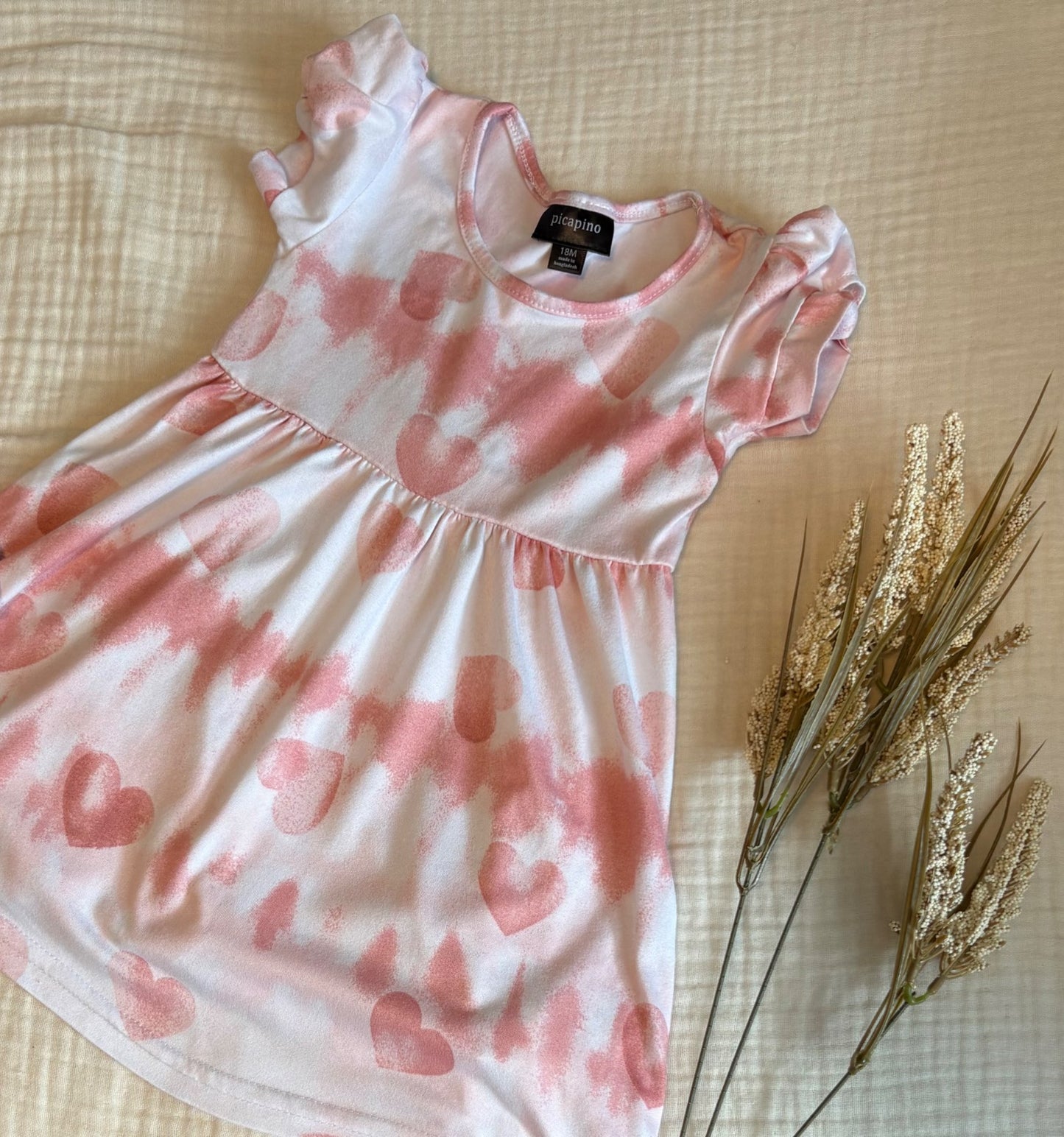 "Pretty in Pink" 18 Months Baby Girl Summer Dresses , Kids 18 Month (12-18M)