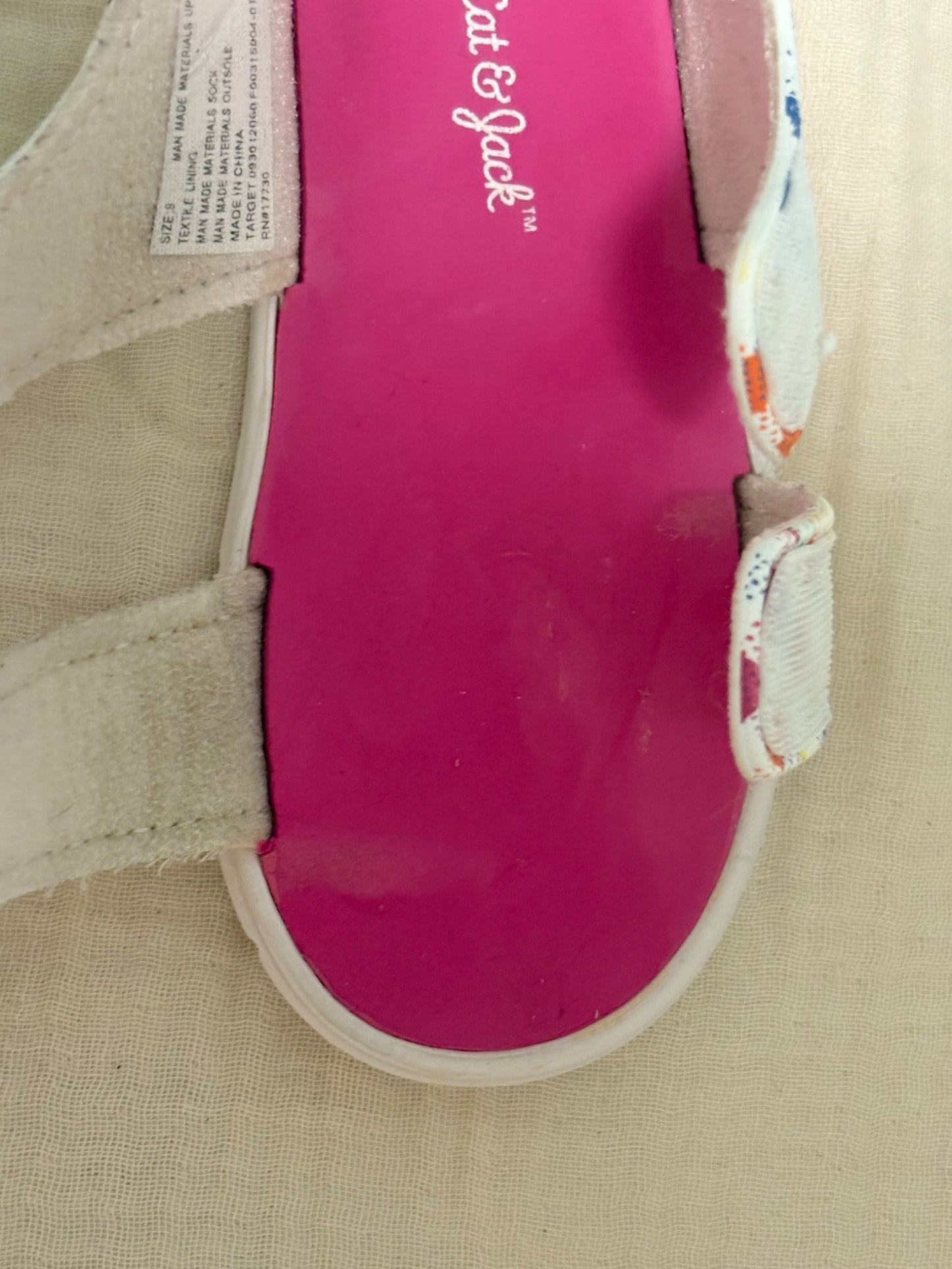 Cat & Jack Toddler Girls Size 8 Summer Sandals , Shoes 8 (Toddler:2-4yr)