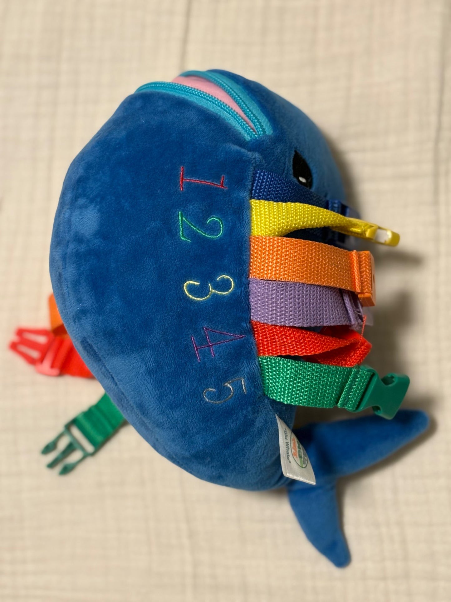 Whale Fine Motor/ Hand & Eye Coordination Plush Toy