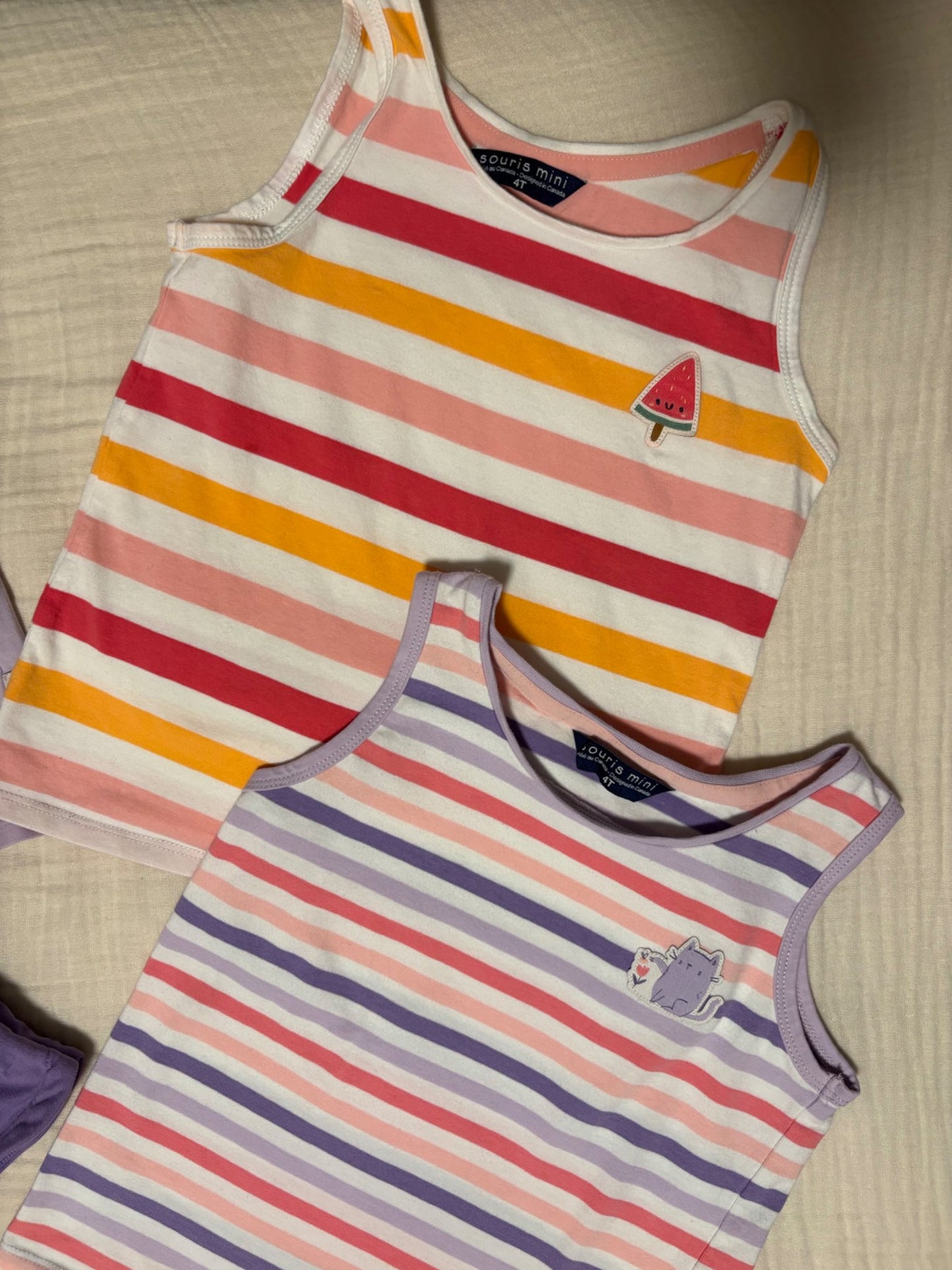 Souris Mini 4T Toddler Girls Summer Bundle , Kids 4/4T