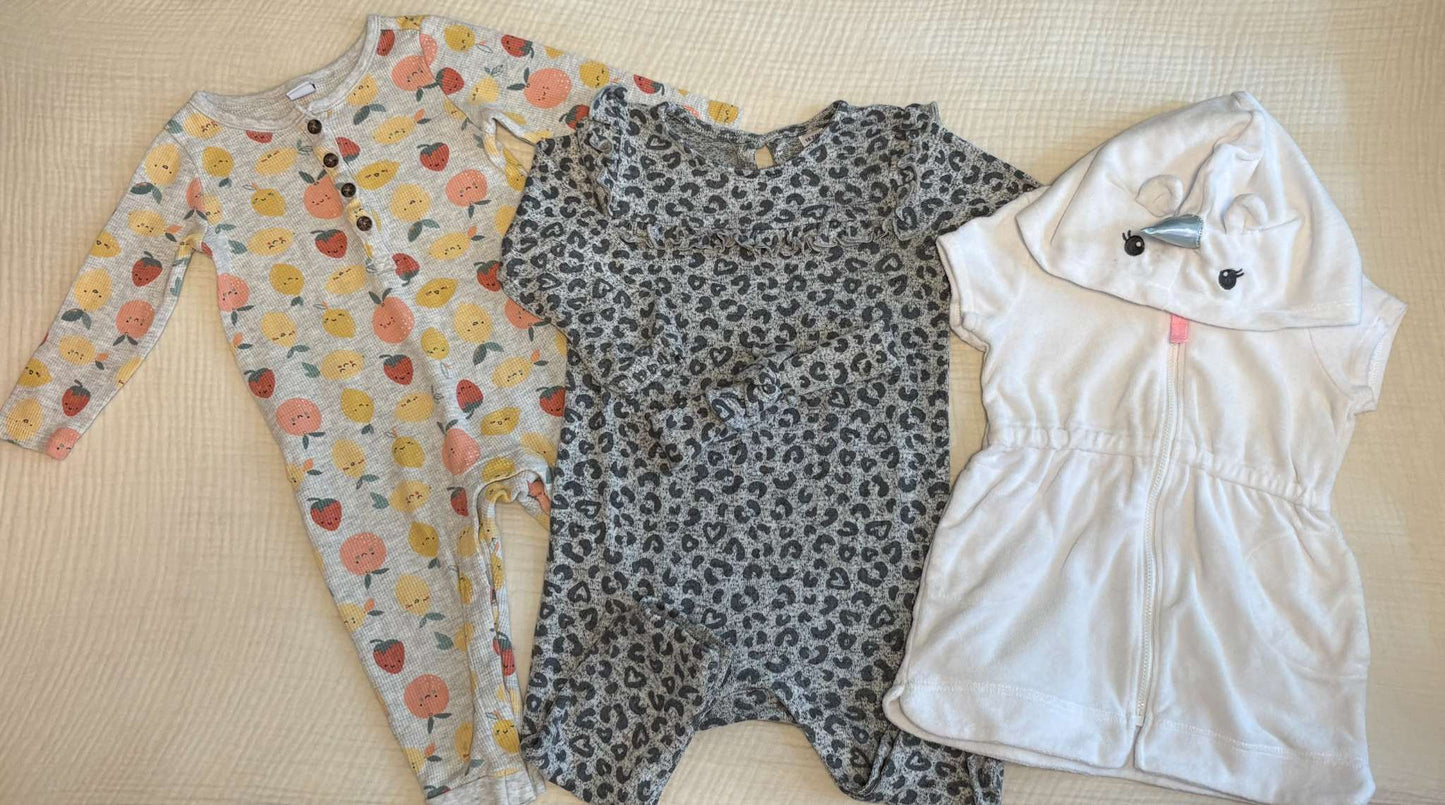 18-24 Months Baby Girl Bundle (12 Items, Multiple Brands Such As: Old Navy, Toughskins & Joe Fresh) , Kids 24 Month (18-24M)