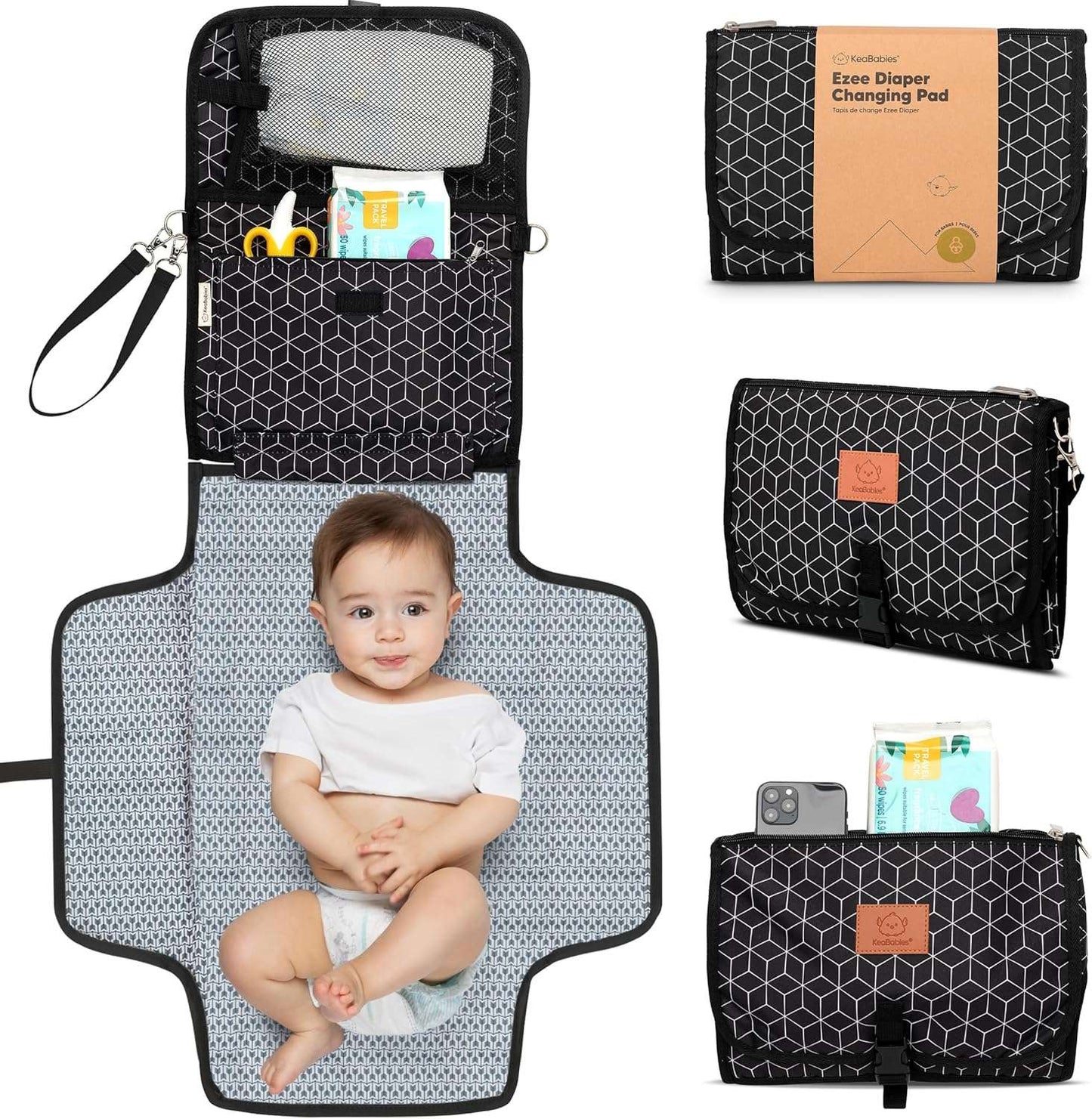 BUNDLE 3 pieces Freshly Picked Classic Mini Backpack II + Changing pad + Insulated Baby Bottle Bag RETAIL $200 combined