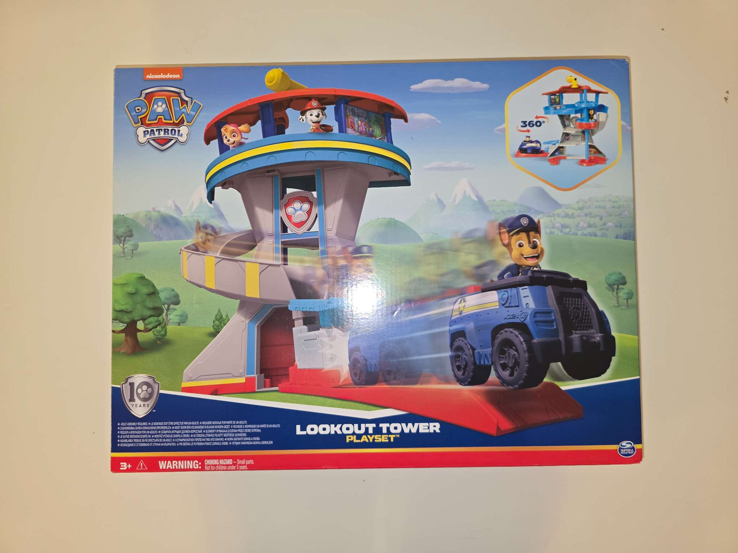 Paw Patro Lookout Tower Play set BRAND NEW NEVER OPENED RETAIL $70