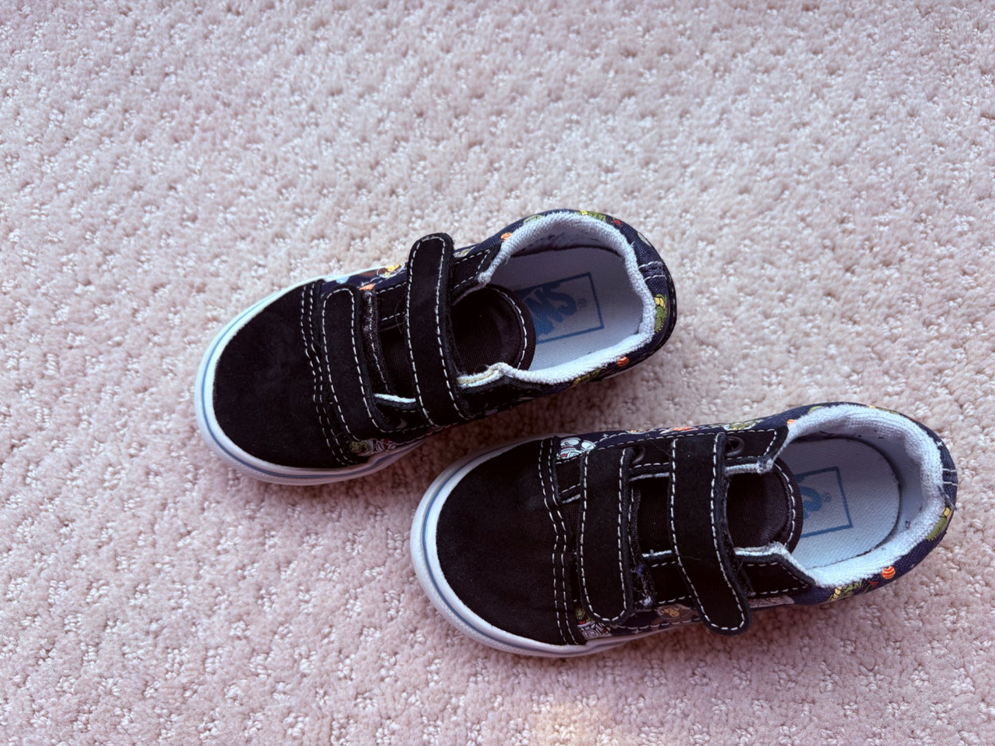 Vans - space theme Velcro shoes, size 8, retail $60 , Shoes 8 (Toddler:2-4yr)