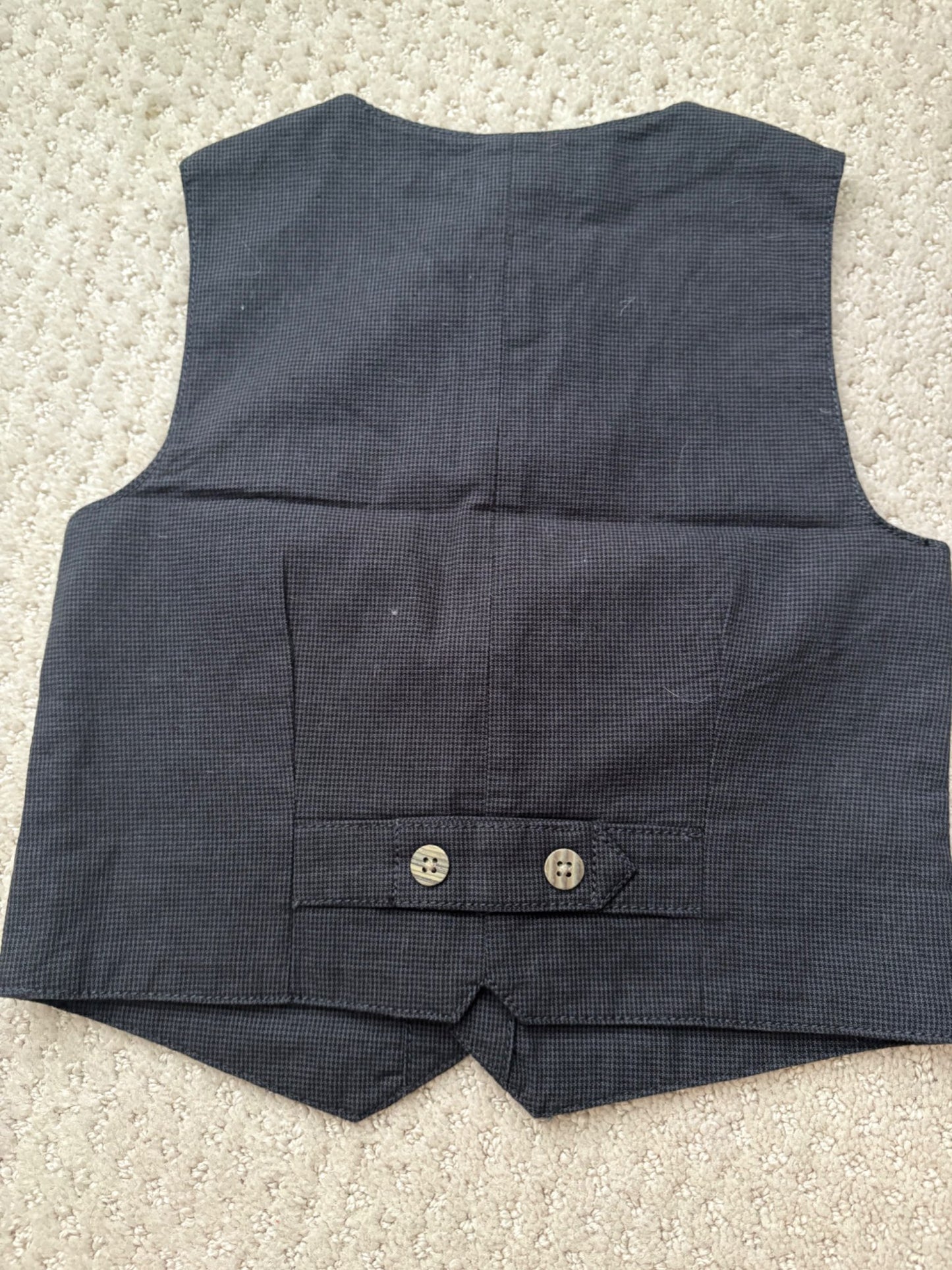 NEW with tags - Newbie - blue waistcoat vest, 2-3years