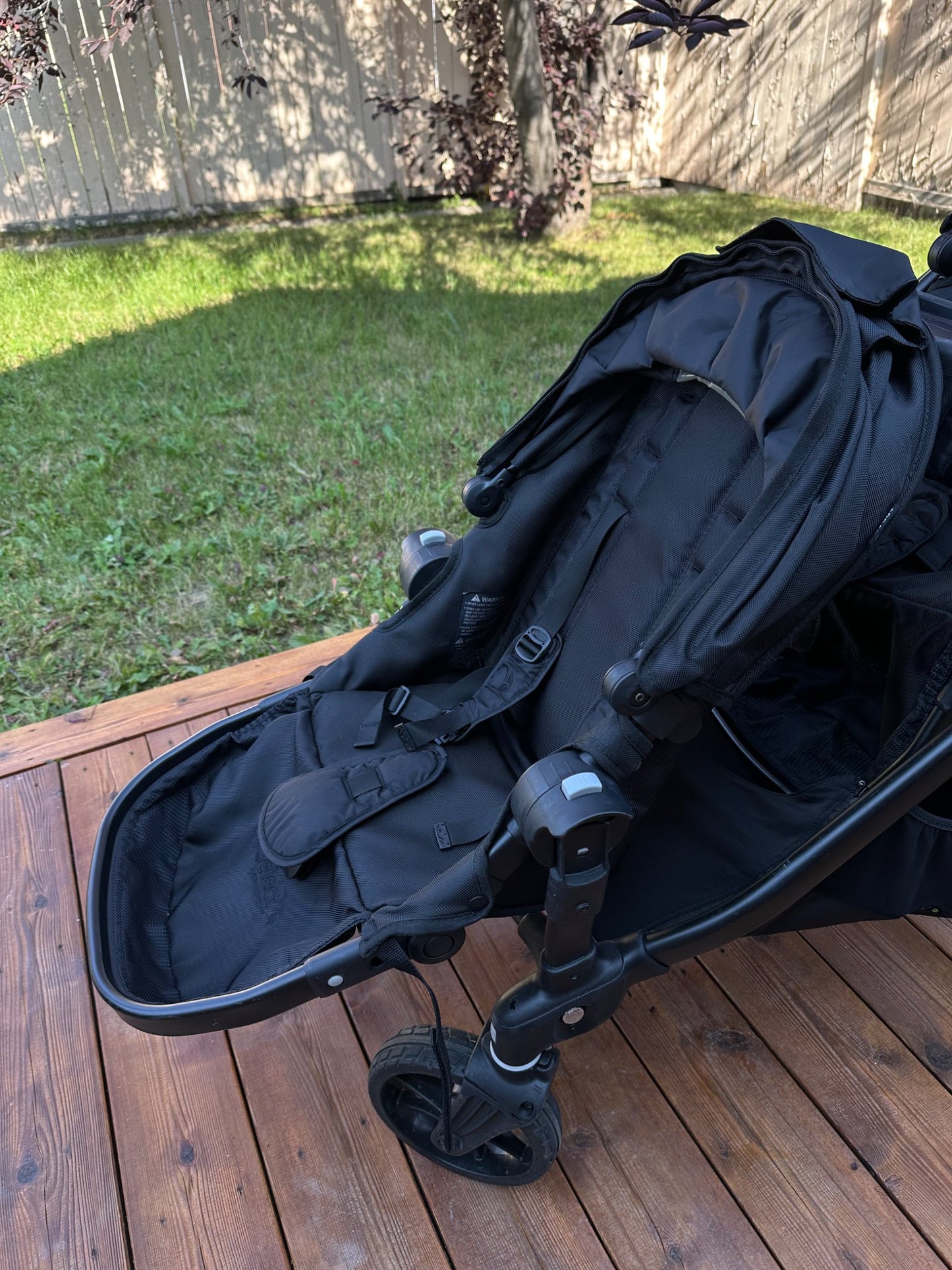Baby Jogger City Select Double Stroller – All Black