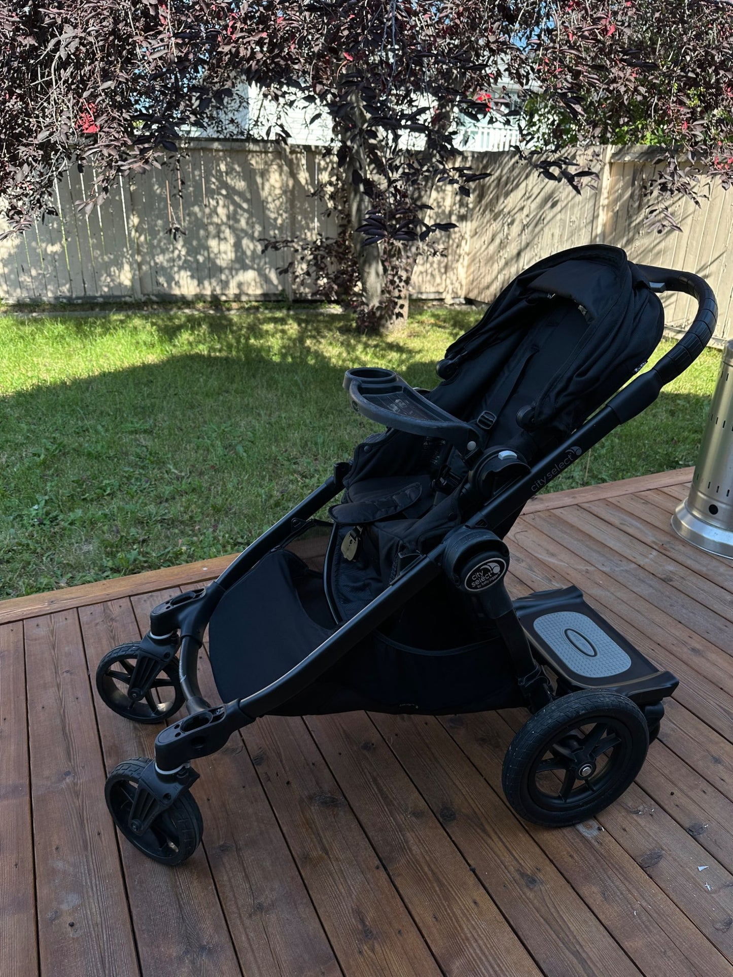 Baby Jogger City Select Double Stroller – All Black