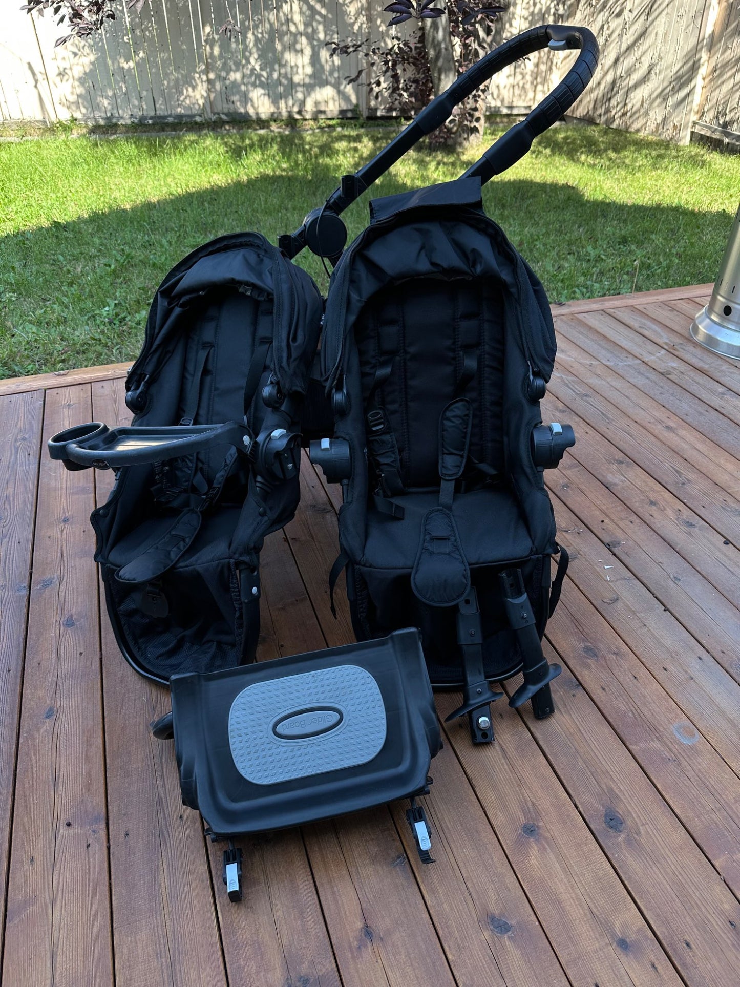 Baby Jogger City Select Double Stroller – All Black