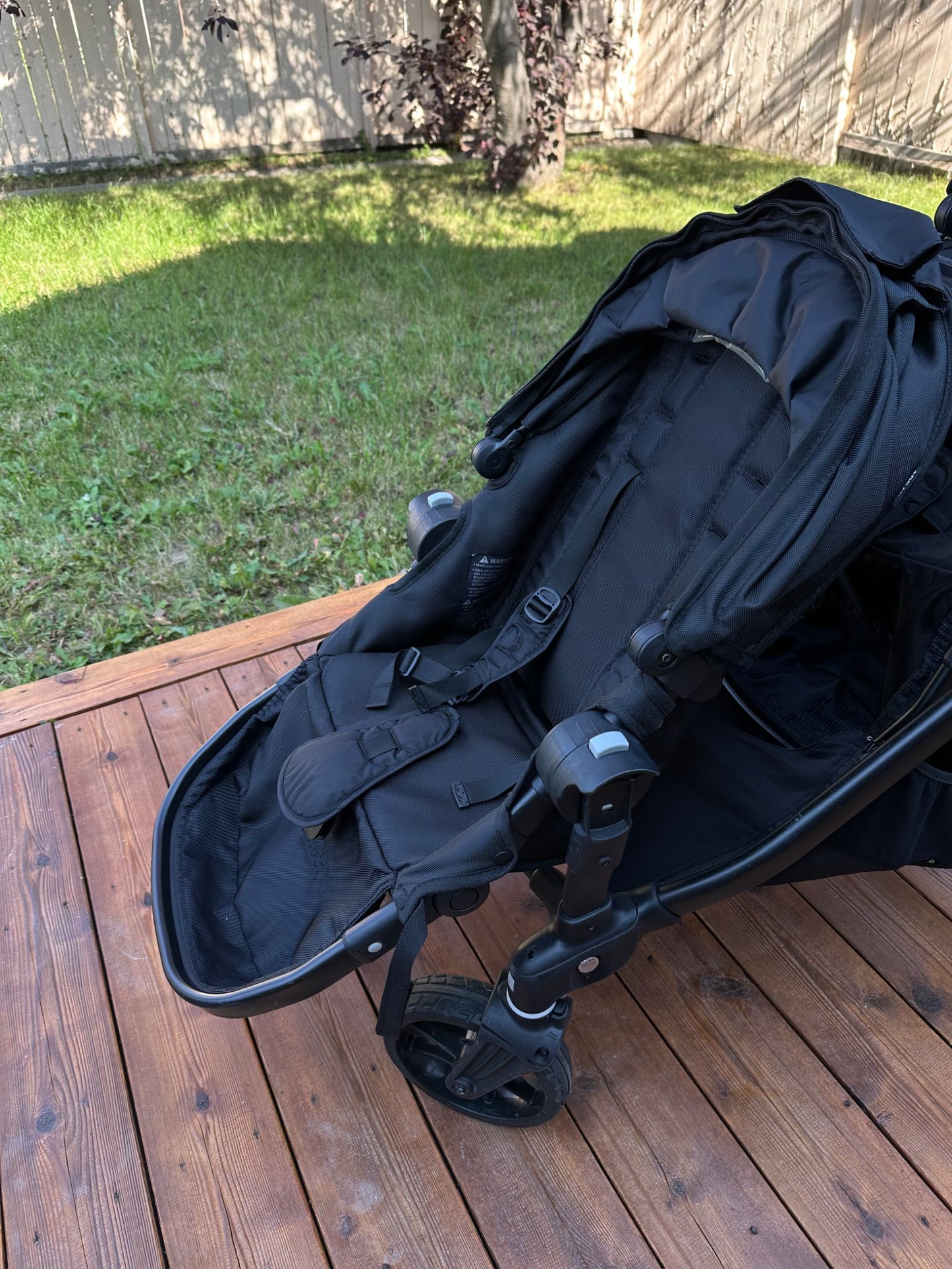 Baby Jogger City Select Double Stroller – All Black