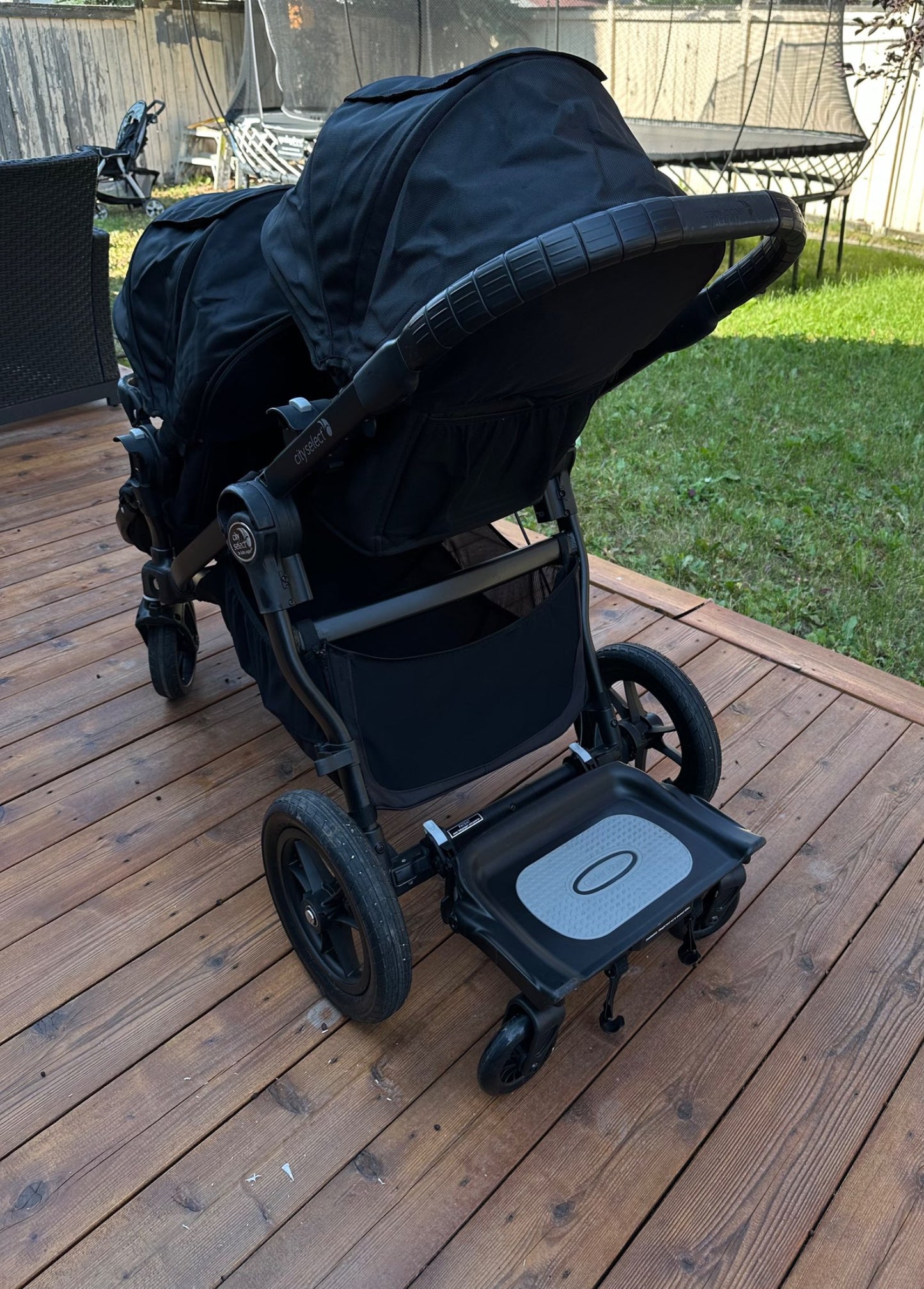 Baby Jogger City Select Double Stroller – All Black