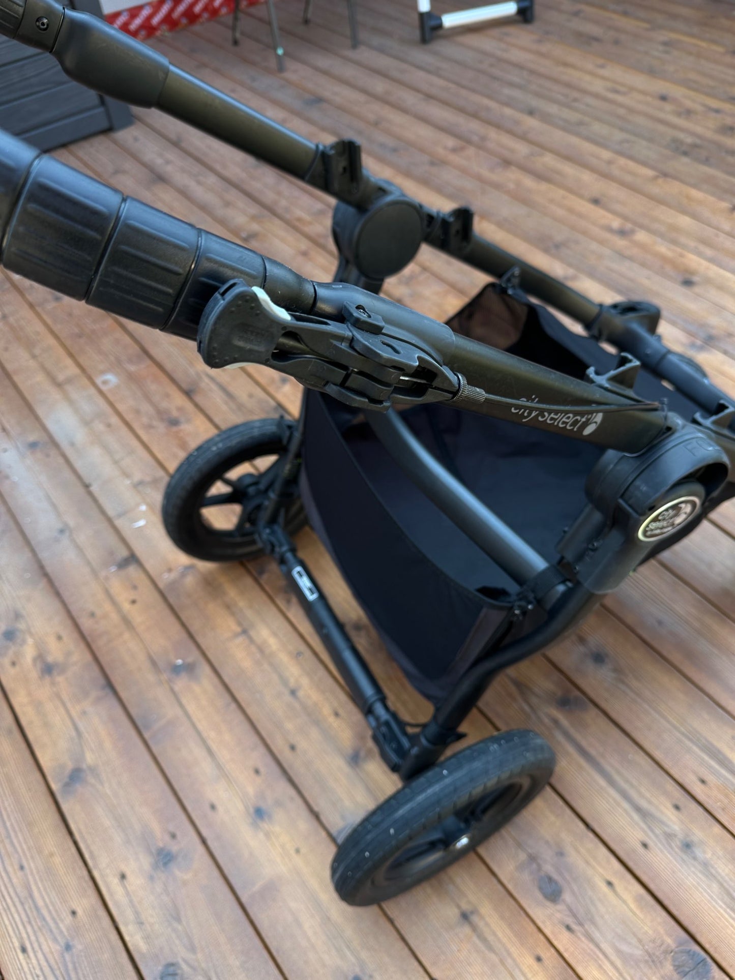 Baby Jogger City Select Double Stroller – All Black