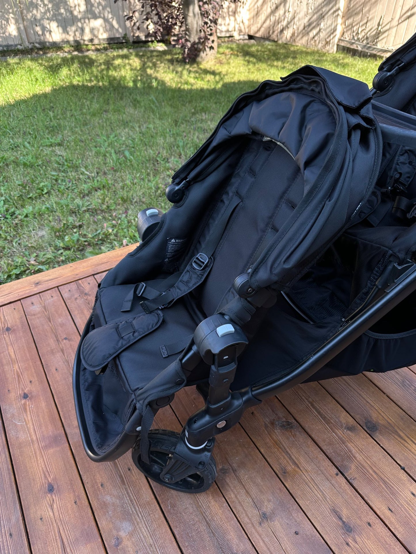 Baby Jogger City Select Double Stroller – All Black