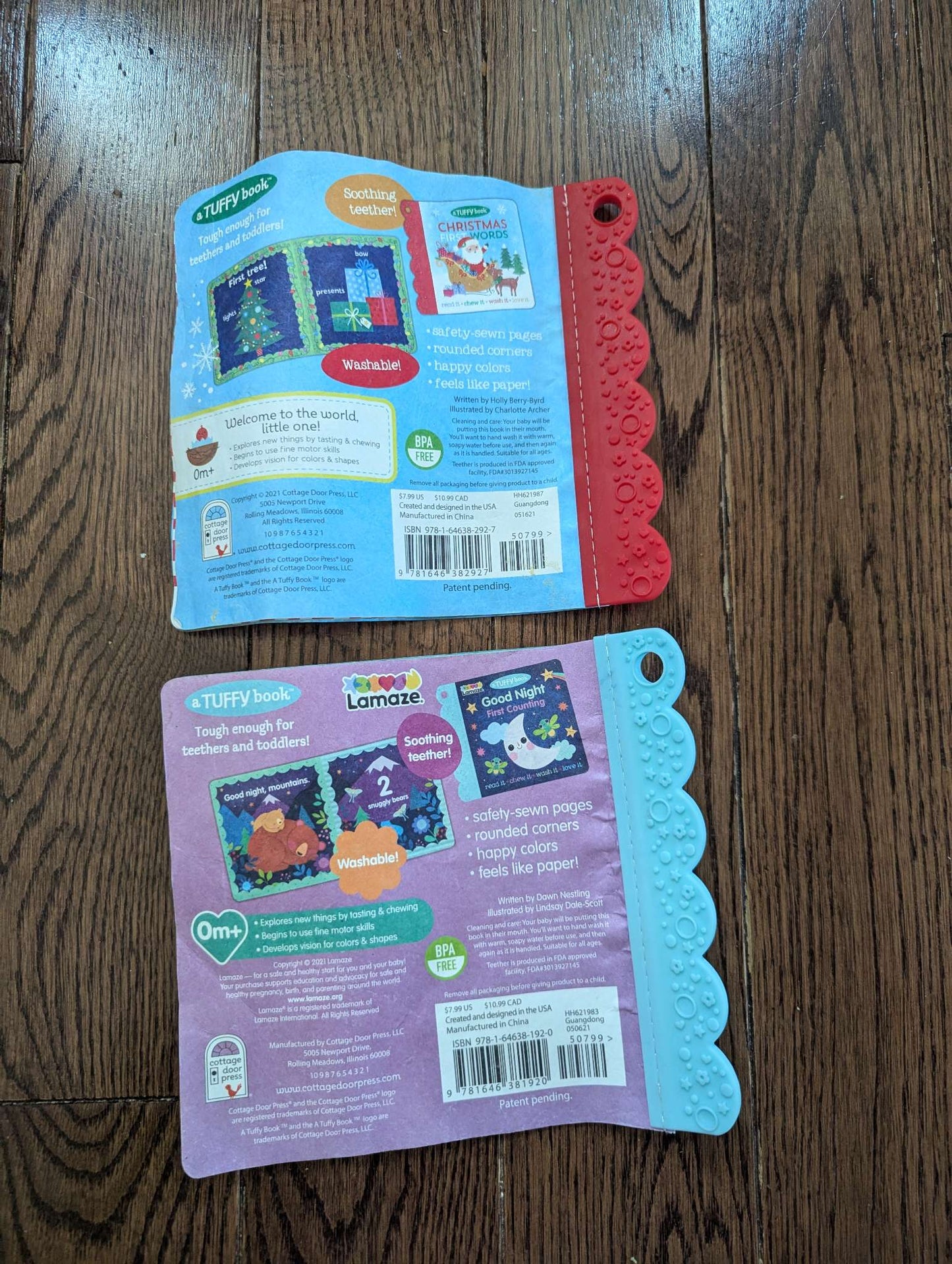 2 Tuffy books - washable books