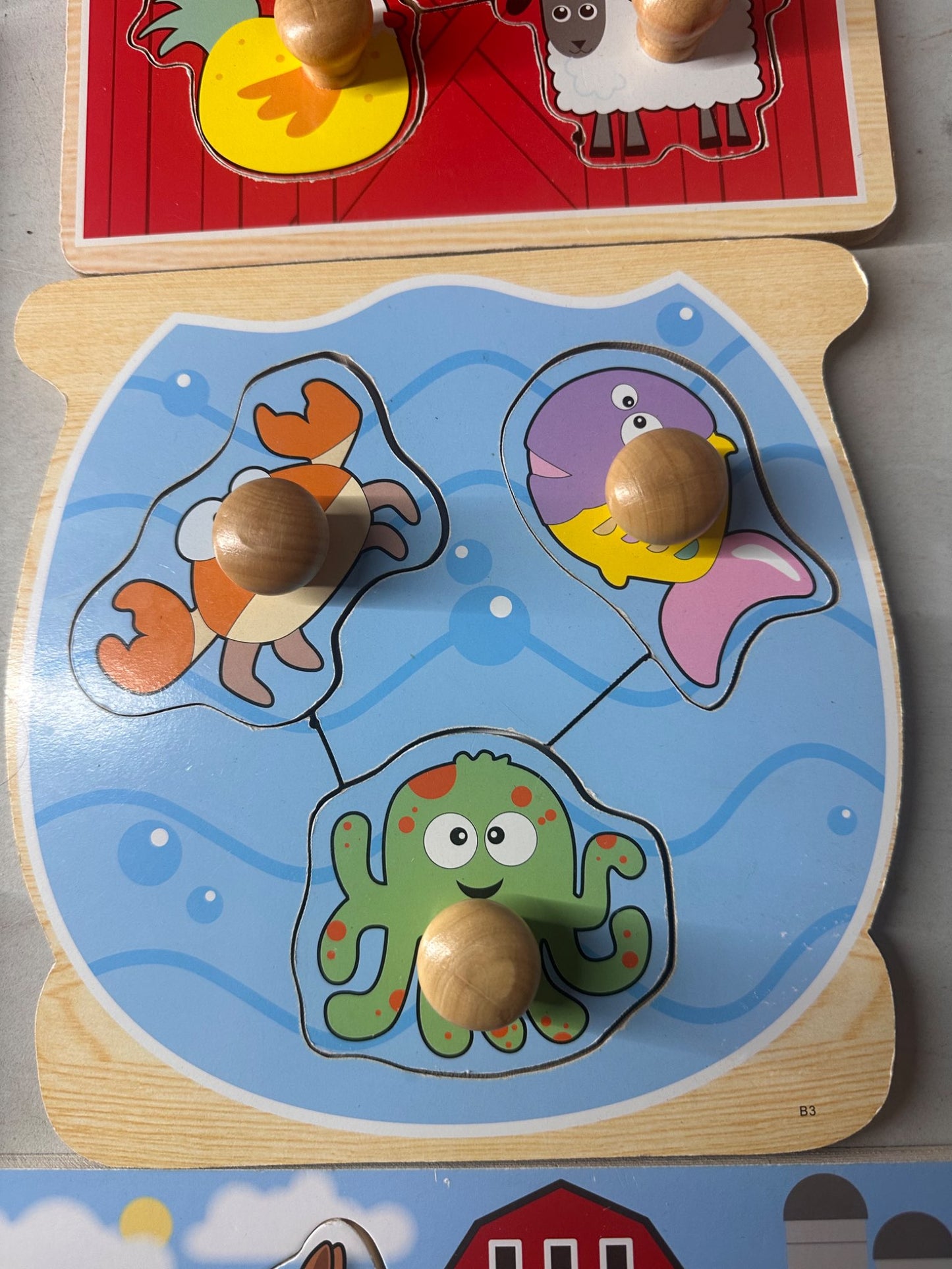 Wooden puzzle lot