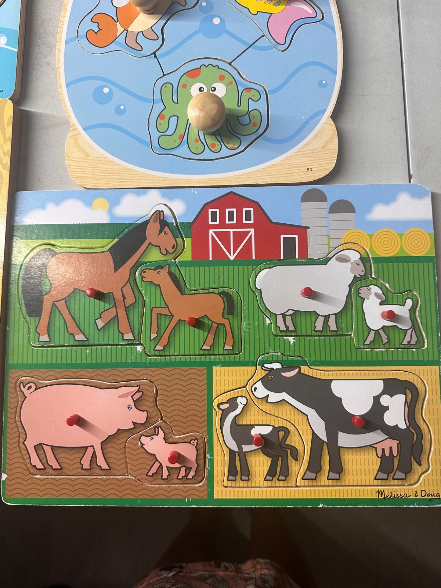 Wooden puzzle lot