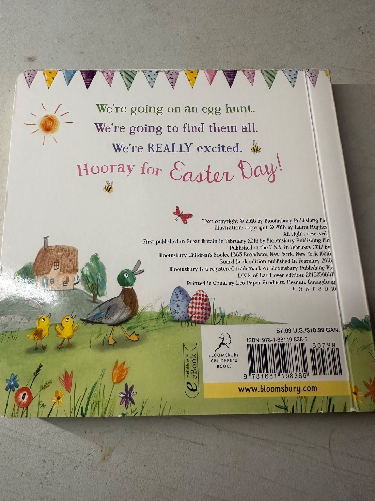 We are going on an egg hunt board book