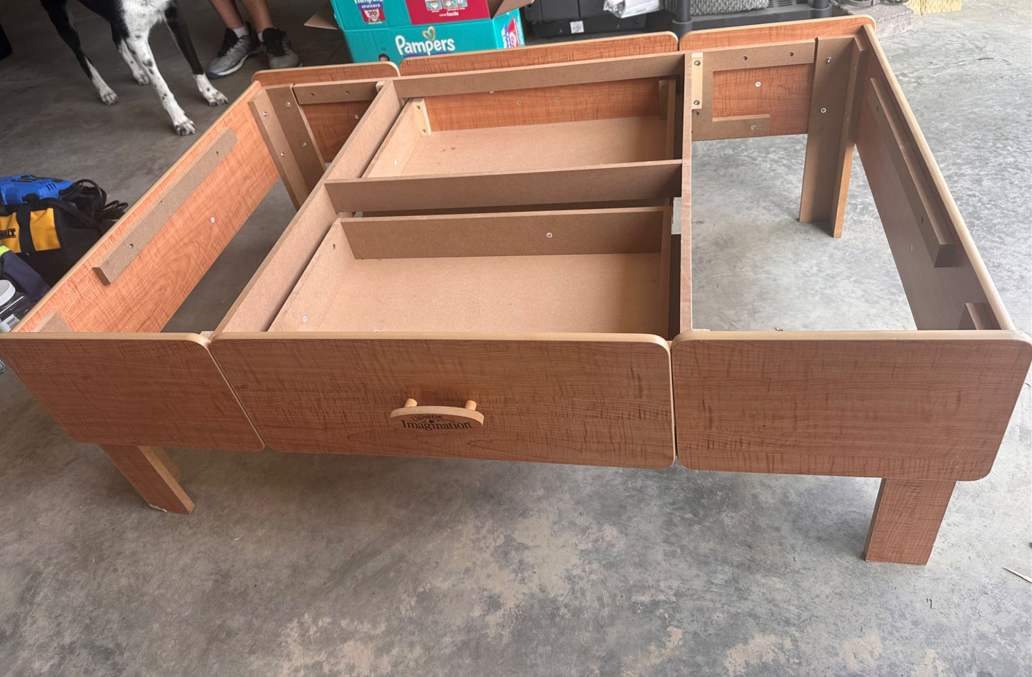 University of imagination train table