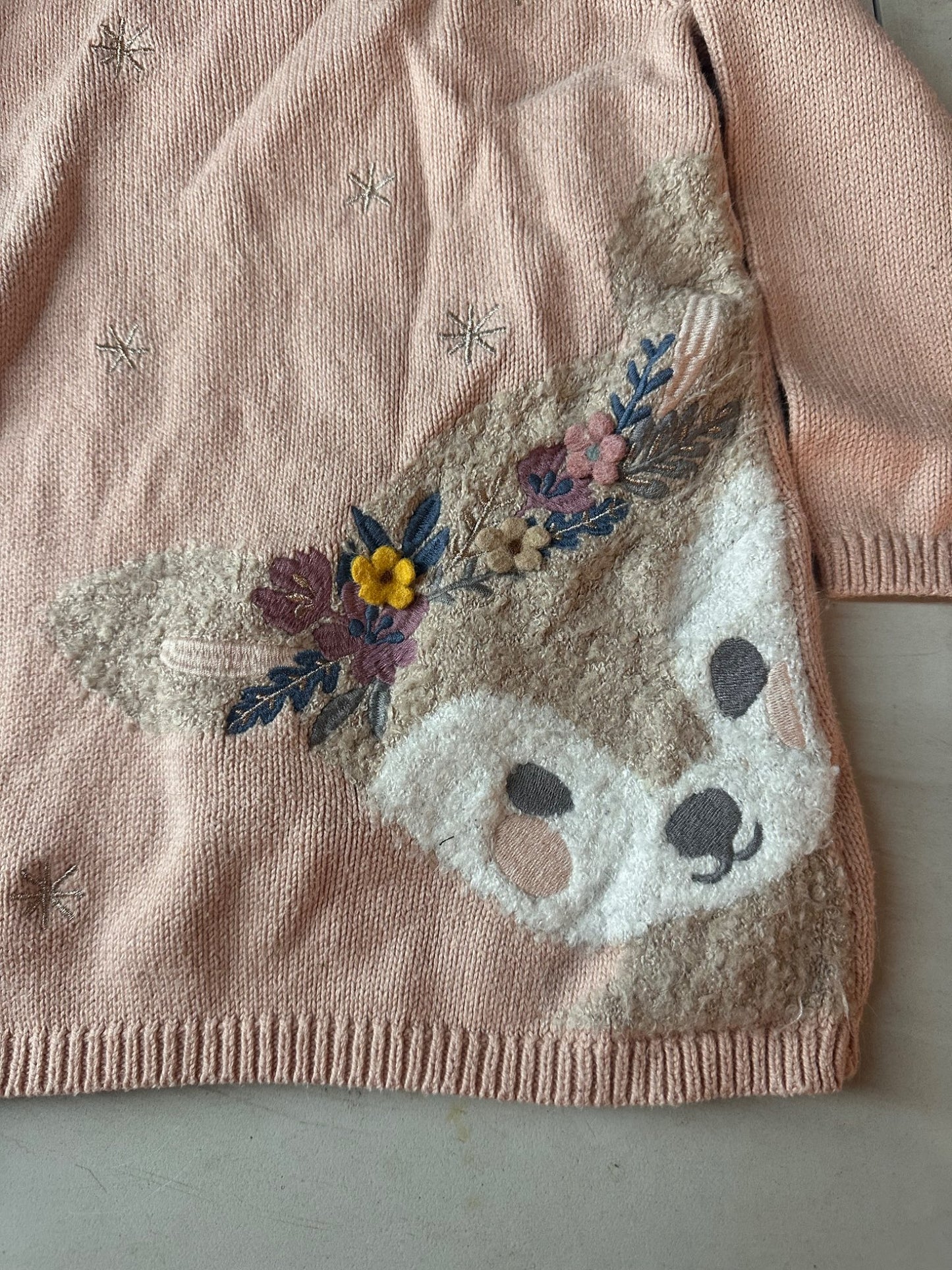 Sweater dress and matching hat, Kids 12 Month (9-12M)