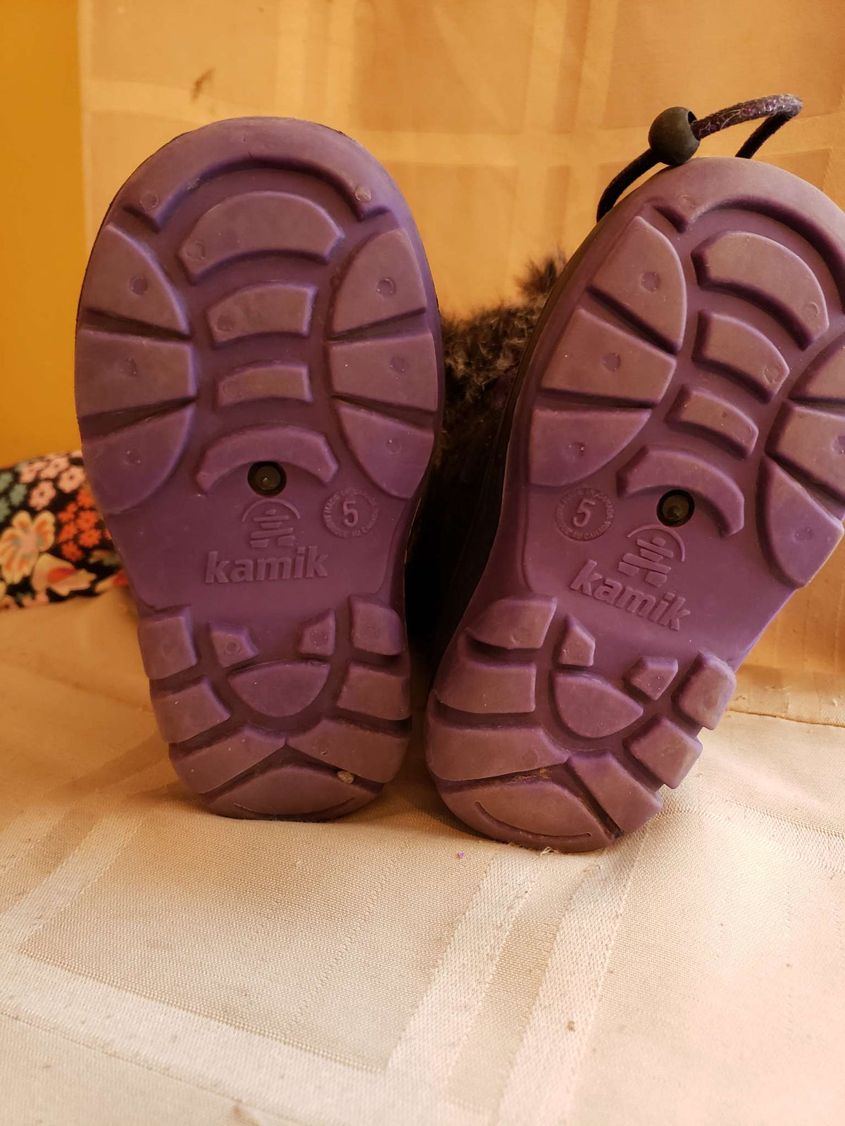 5T Kamik Kids Powdery – Grape, Shoes 5 (Walkers:12-24 mth)