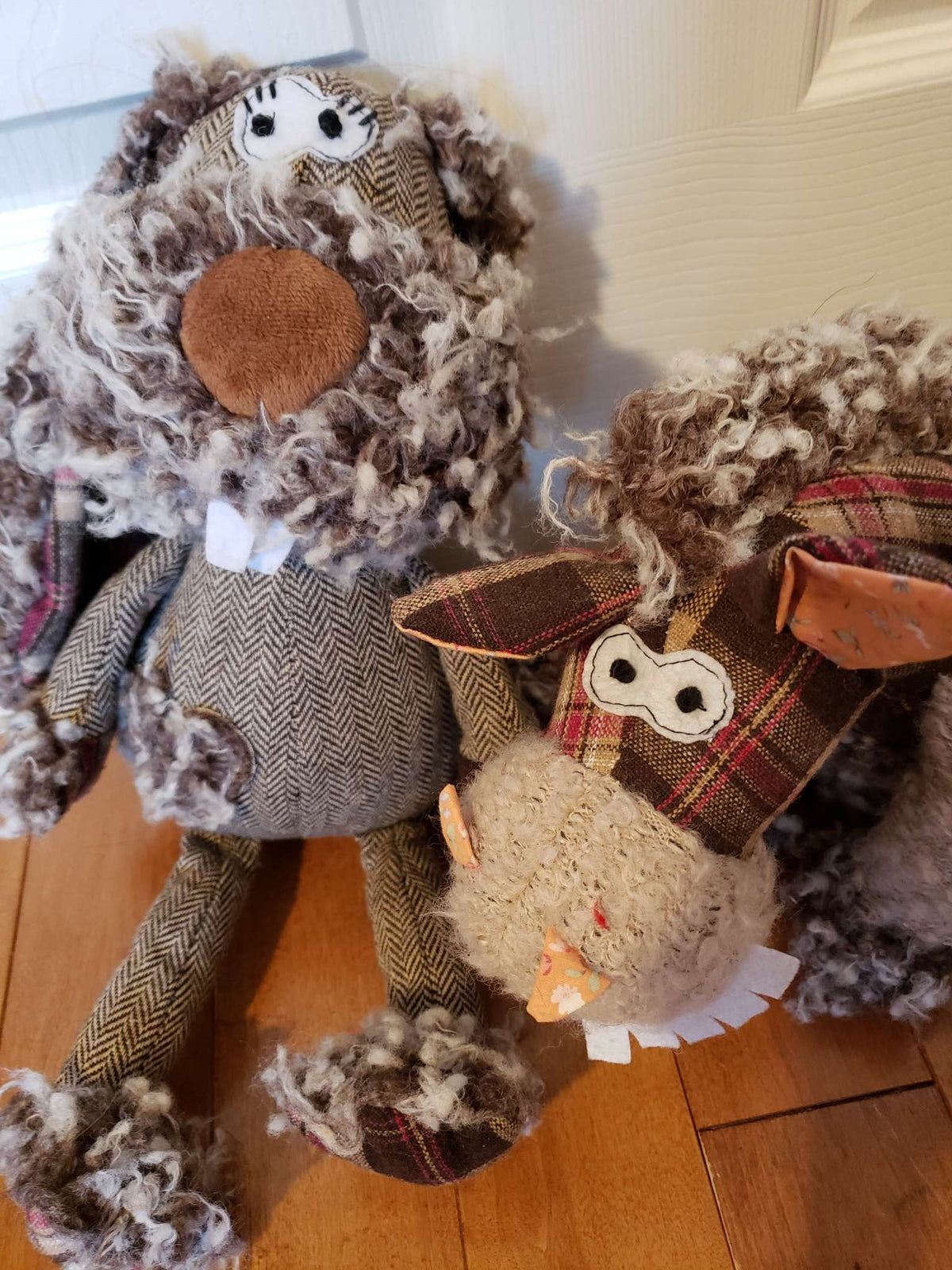 Bunny/donkey stuffed animal set