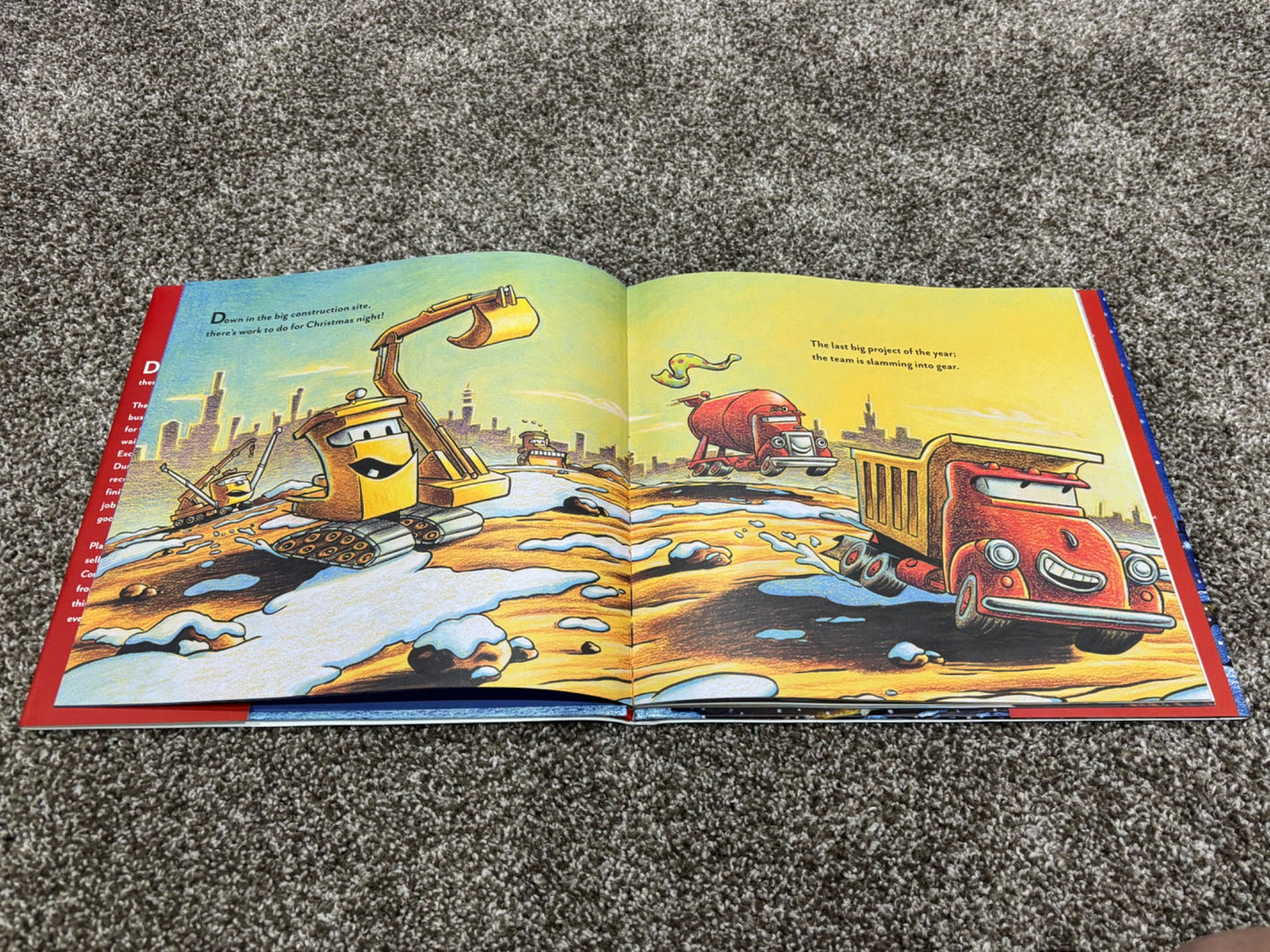 Construction Site on Christmas Night - Retail $24.99