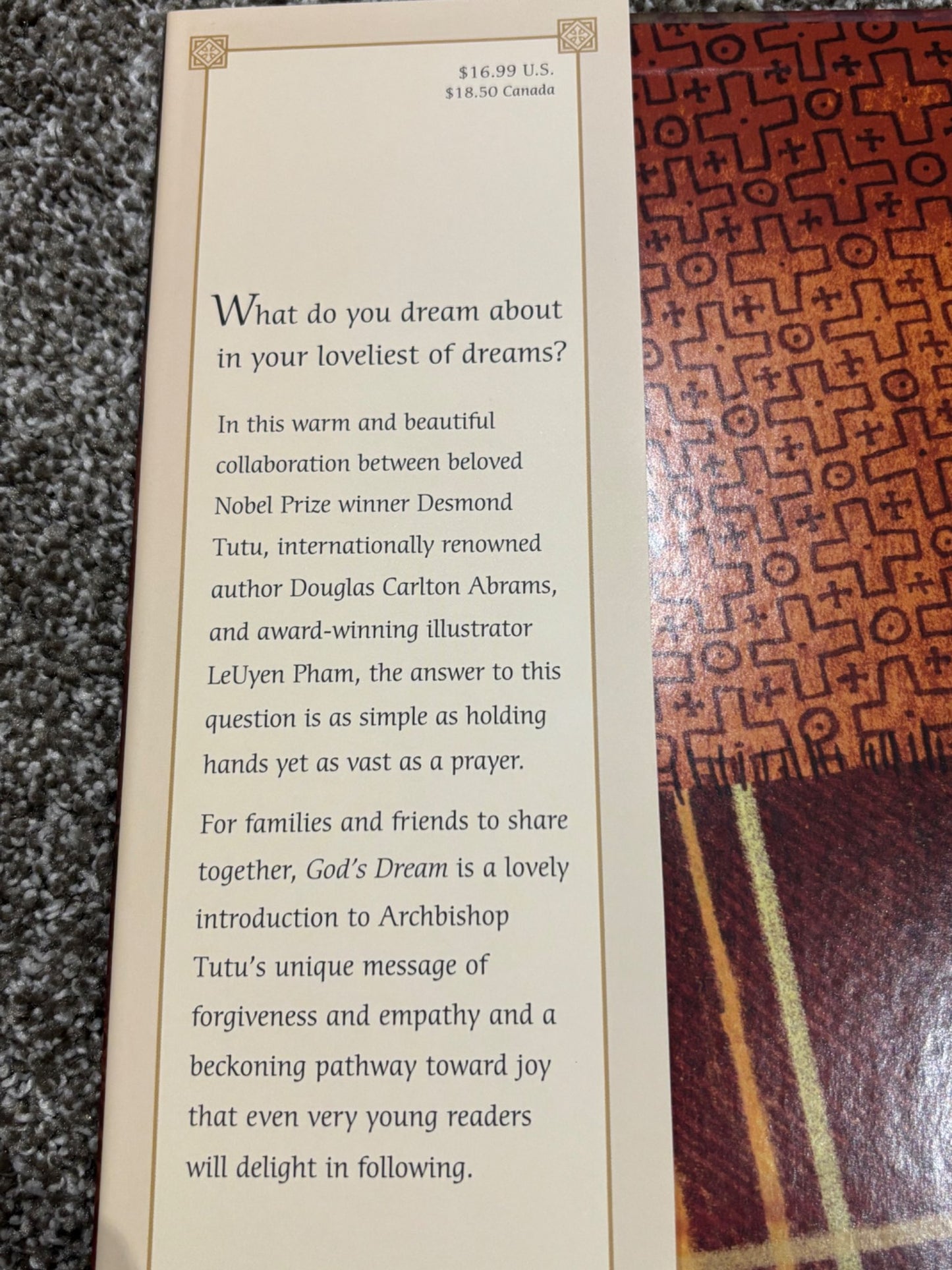 NEW God’s Dream by Archbishop Desmond Tutu - RETAILS $18.50+