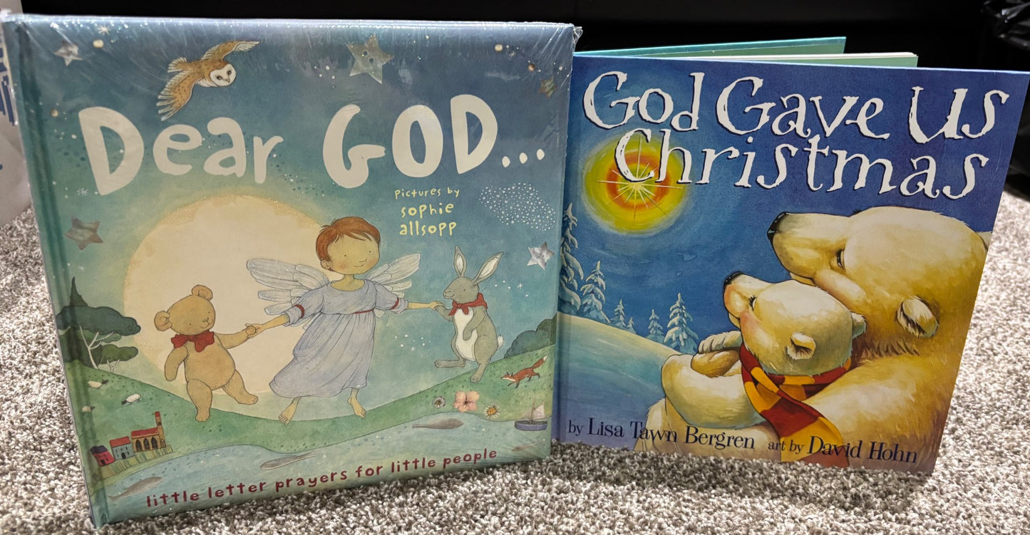 NEW 2 hardcover books of God