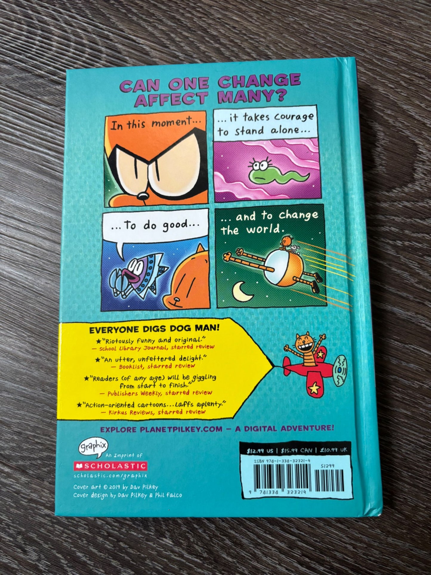 Dogman Fetch 22 hardcover graphic novel by Dav Pilkey