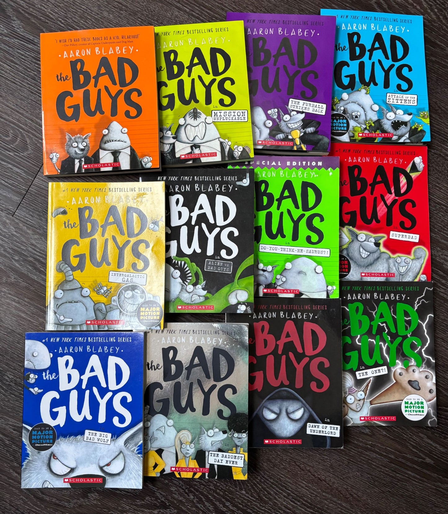 THE BAD GUYS graphic novel series books 1-12